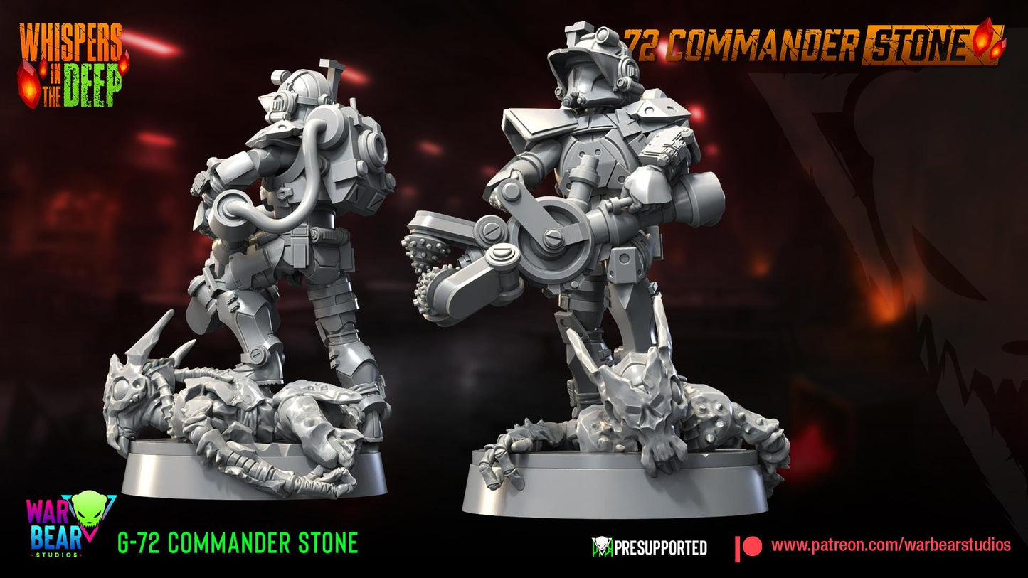 G-72 Commander Stone - Whispers in the Deep (Sculpted by War Bear Studios)