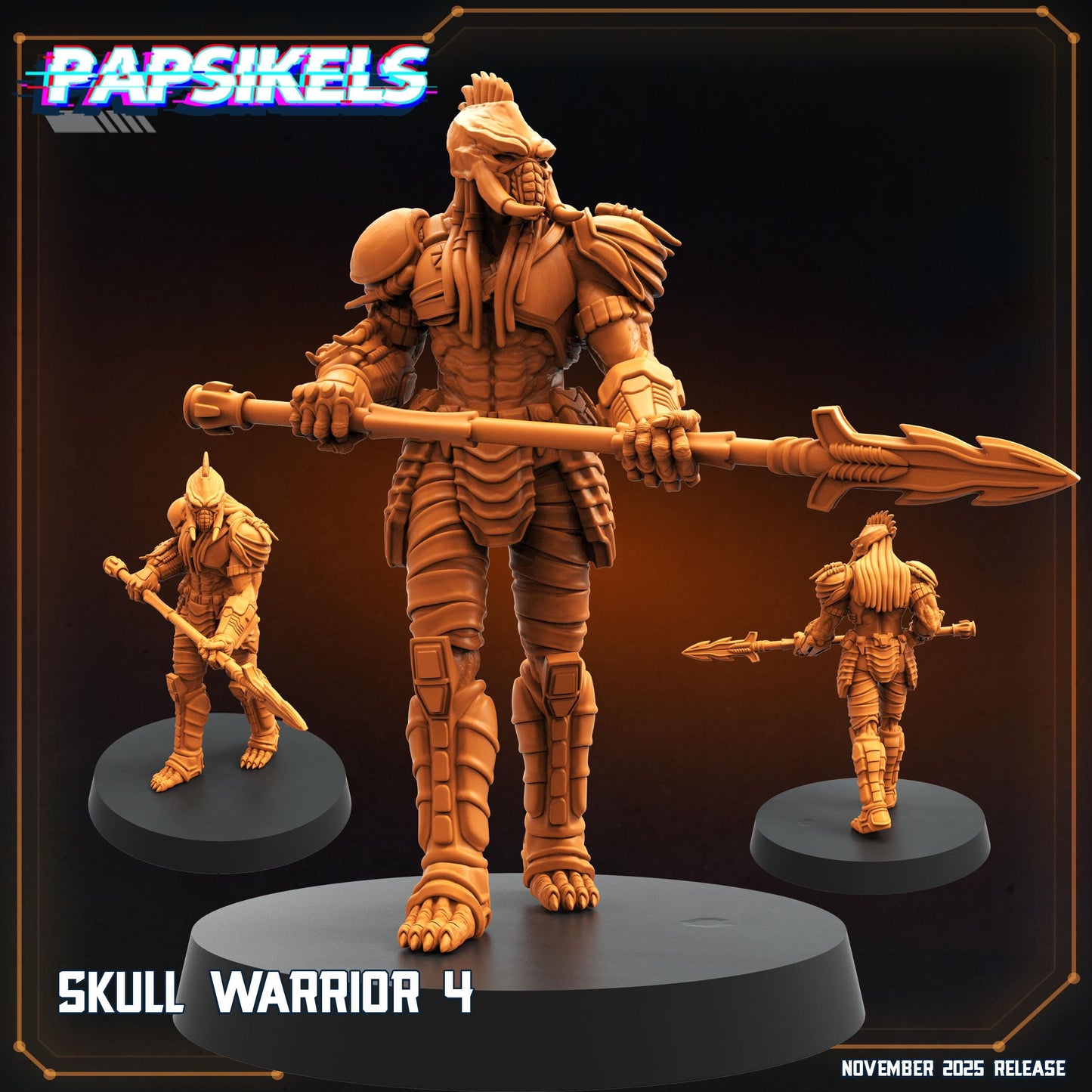 Skull Warriors - Predator Fan Art (sculpted by Papsikels)