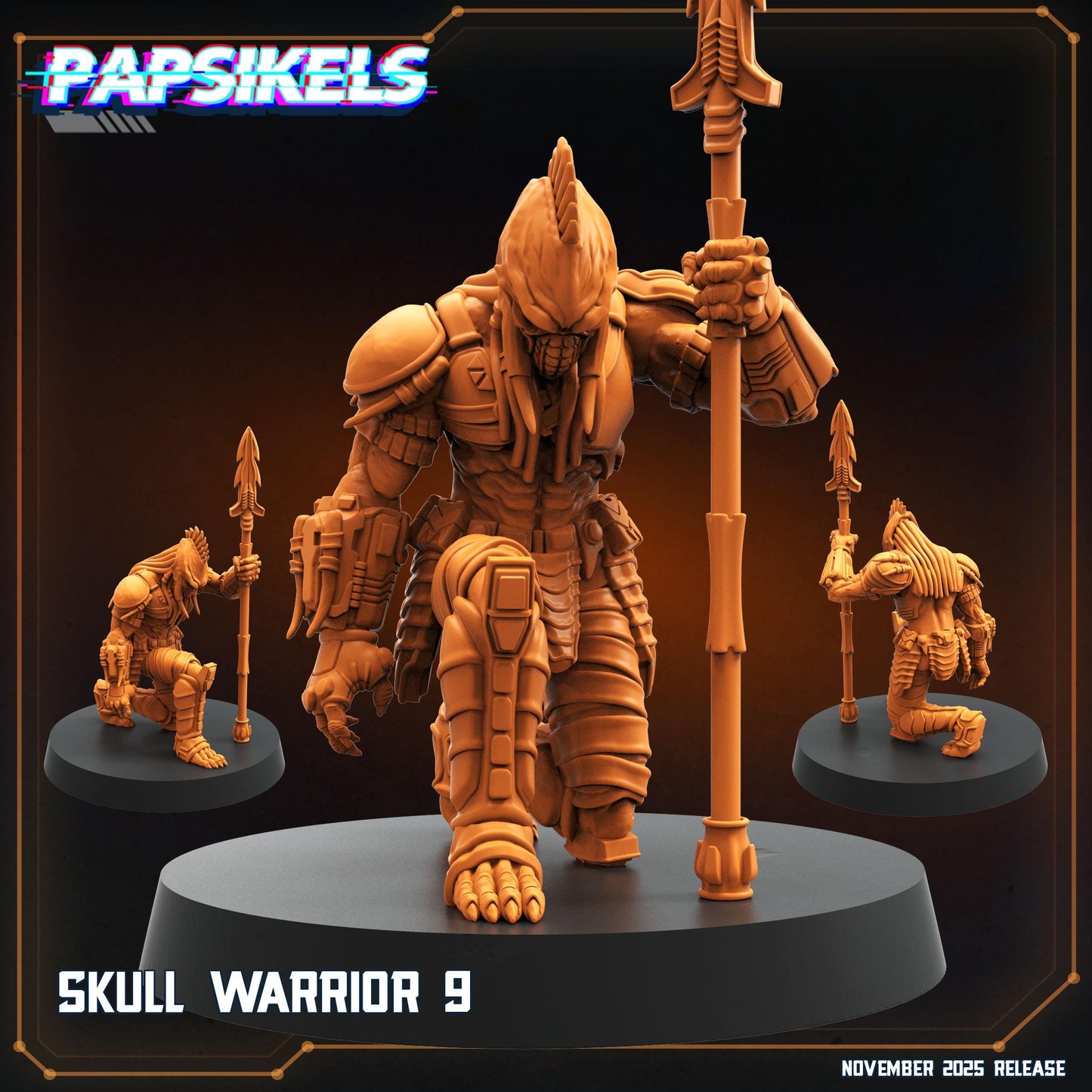 Skull Warriors - Predator Fan Art (sculpted by Papsikels)