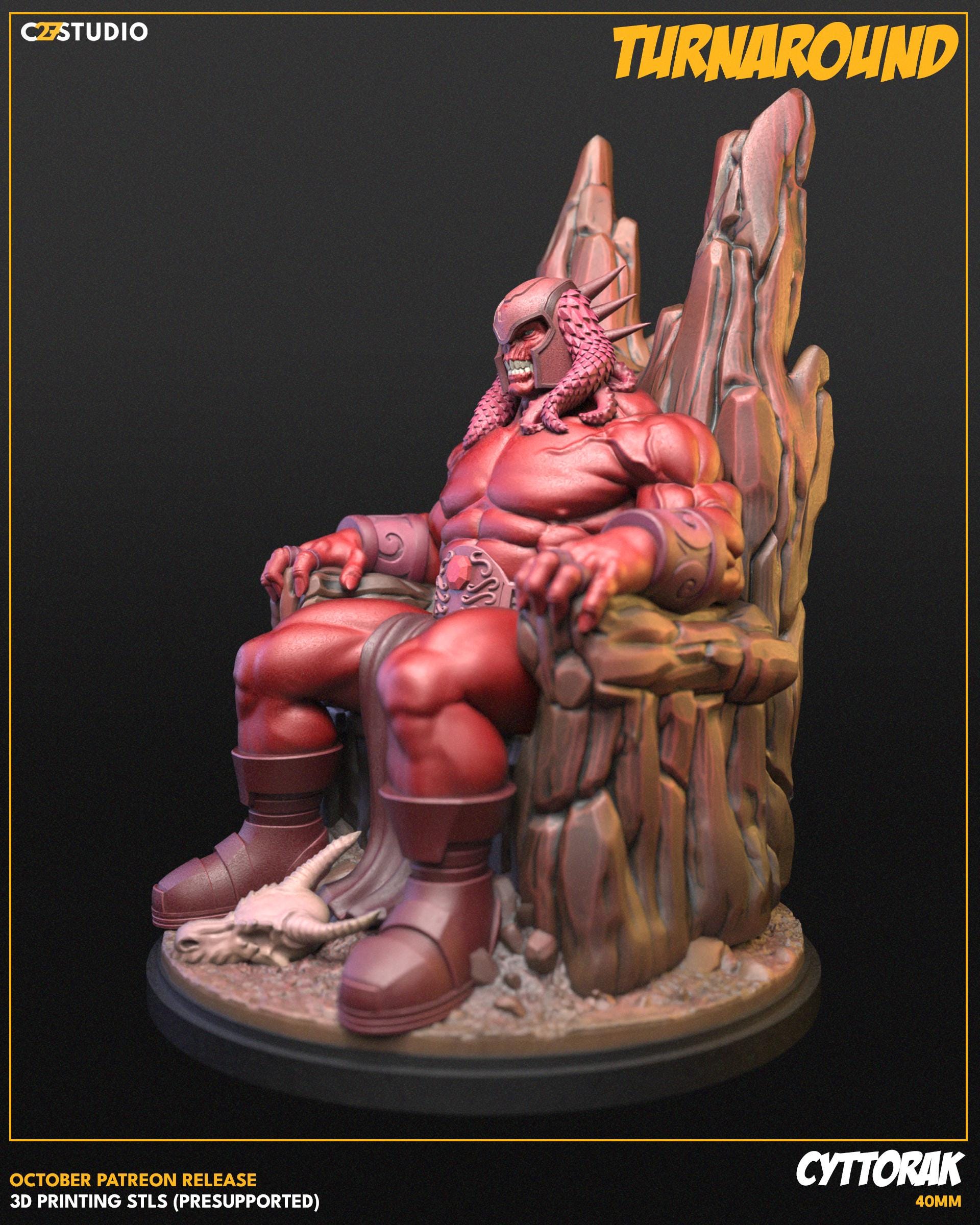Cyttorak 40mm miniature (sculpted by C27 collectibles) (Crisis Protocol Proxy/Alternative)