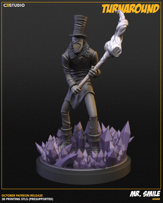 Mr Smile 40mm miniature (sculpted by C27 collectibles) (Crisis Protocol Proxy/Alternative)