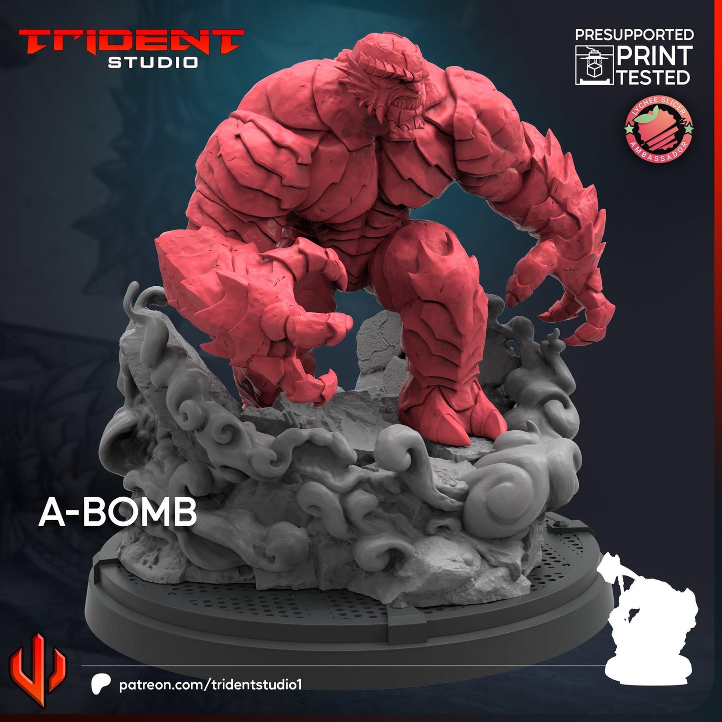 A-Bomb (Fan art sculpted by Trident Studio) (Crisis Protocol Proxy/Alternative)