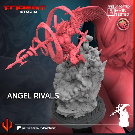 Angela (Rivals) (Fan art sculpted by Trident Studio) (Crisis Protocol Proxy/Alternative)