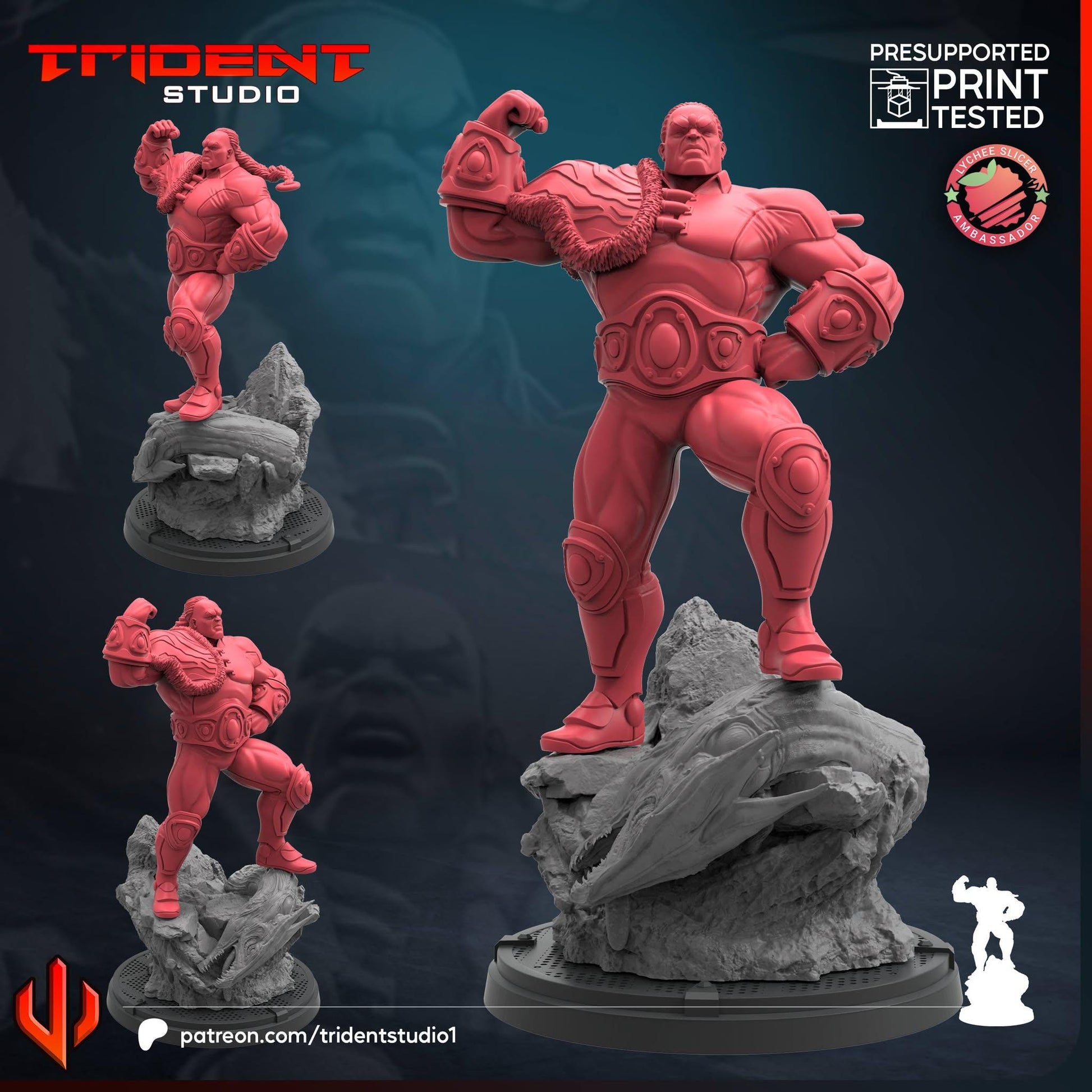 Champion (Fan art sculpted by Trident Studio) (Crisis Protocol Proxy/Alternative)