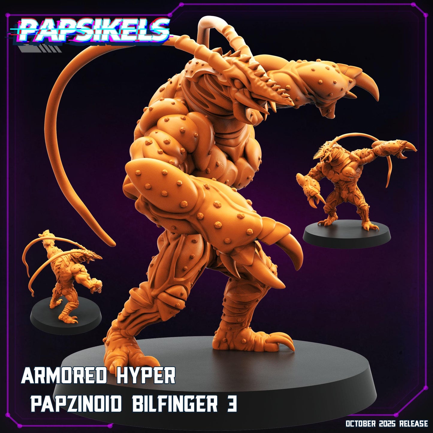 Armored Hyper Papsinoid Bilfinger (sculpted by Papsikels)