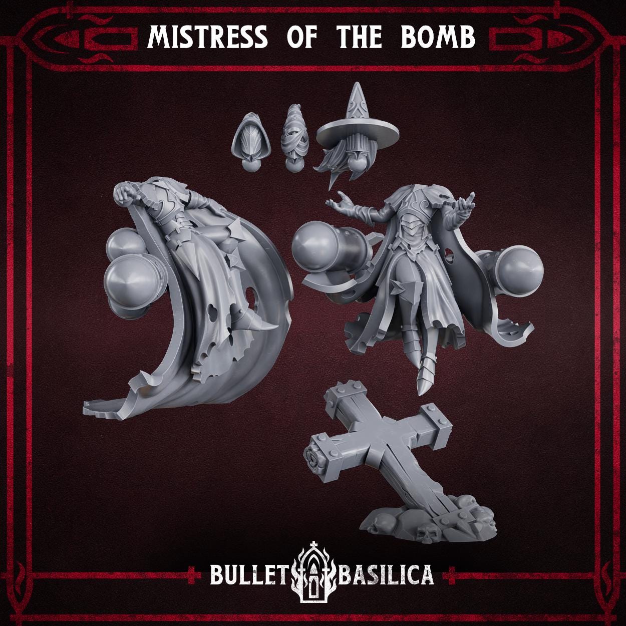 Mistress of the Bomb (builds 2) - Sculpted by Bullet Basilica