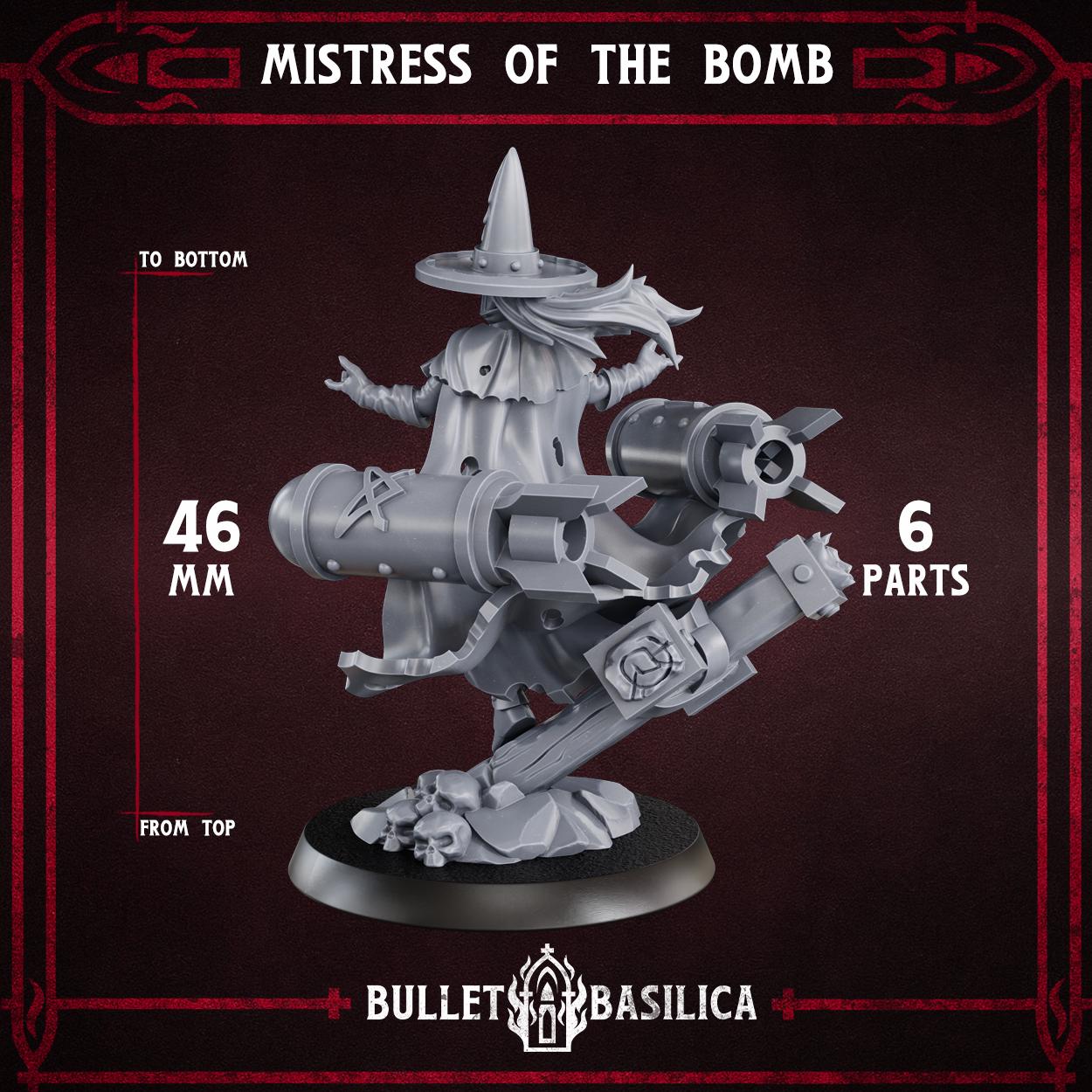 Mistress of the Bomb (builds 2) - Sculpted by Bullet Basilica