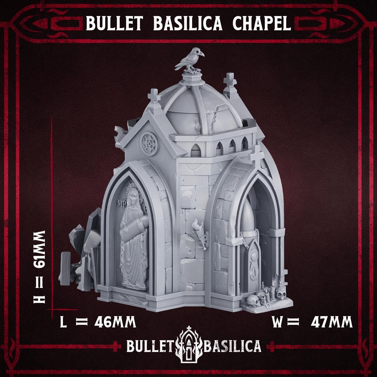 Chapel/Shrine Set - Sculpted by Bullet Basilica