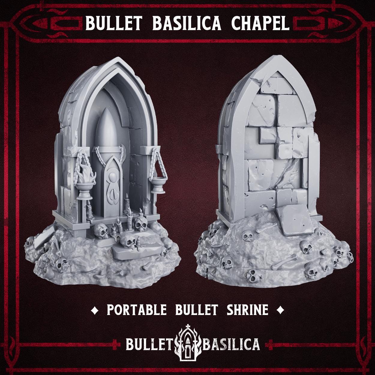 Chapel/Shrine Set - Sculpted by Bullet Basilica