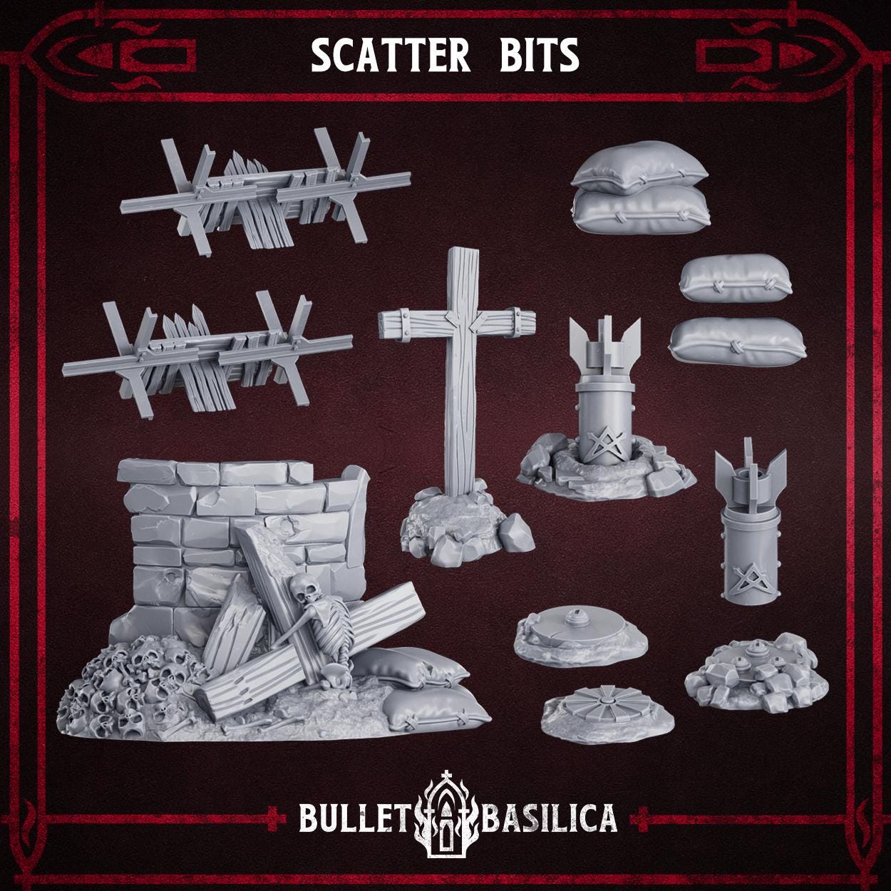 Trenchfield Scatter Bits - Sculpted by Bullet Basilica