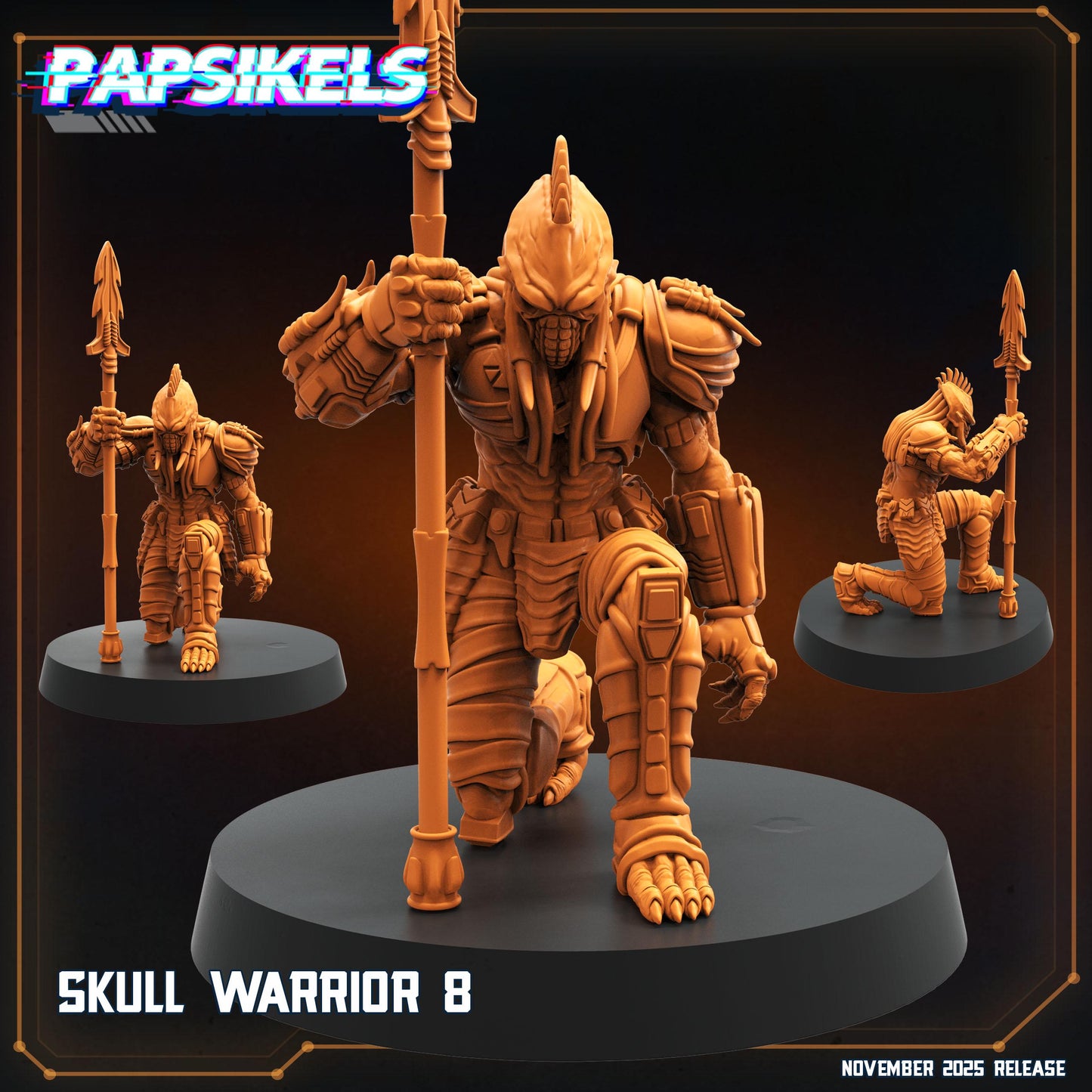 Skull Warriors - Predator Fan Art (sculpted by Papsikels)