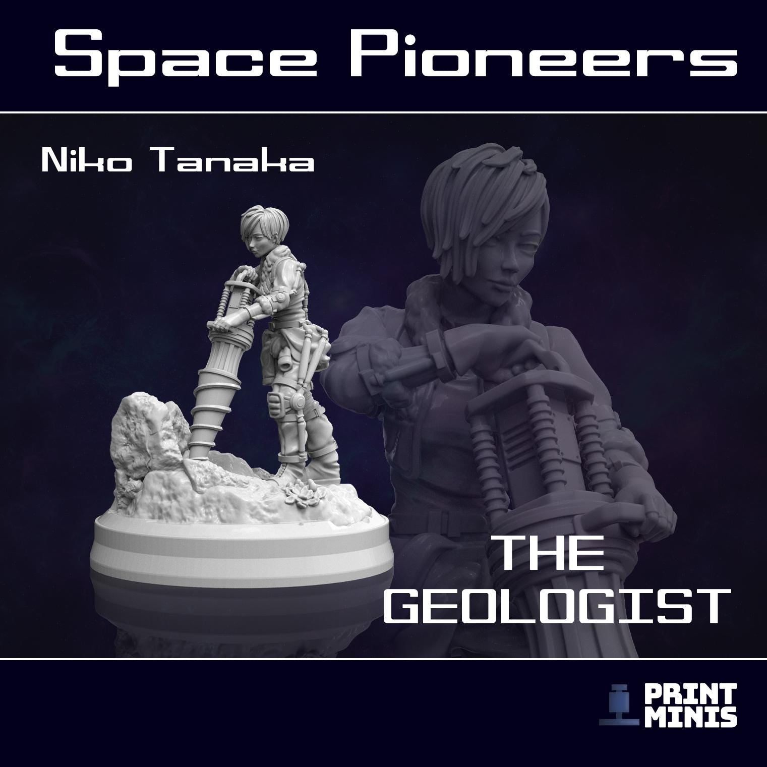 Space Pioneer Team (6) (by Print Minis)