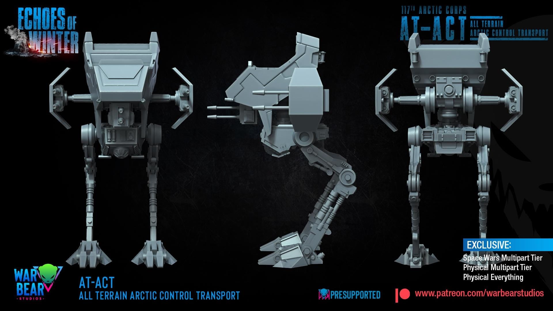 All Terrain Arctic Control Transport (Sculpted by War Bear Studios)