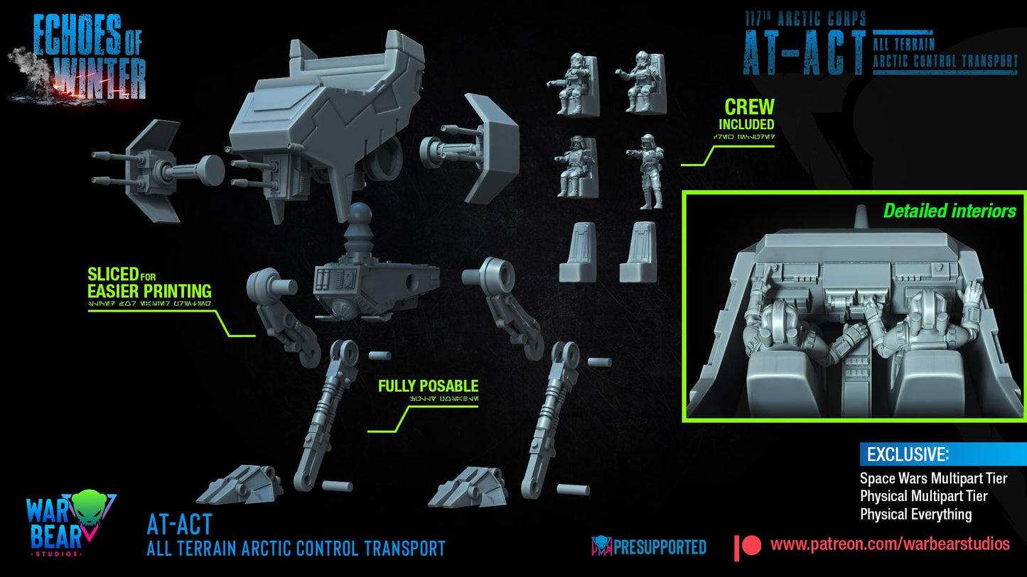 All Terrain Arctic Control Transport (Sculpted by War Bear Studios)