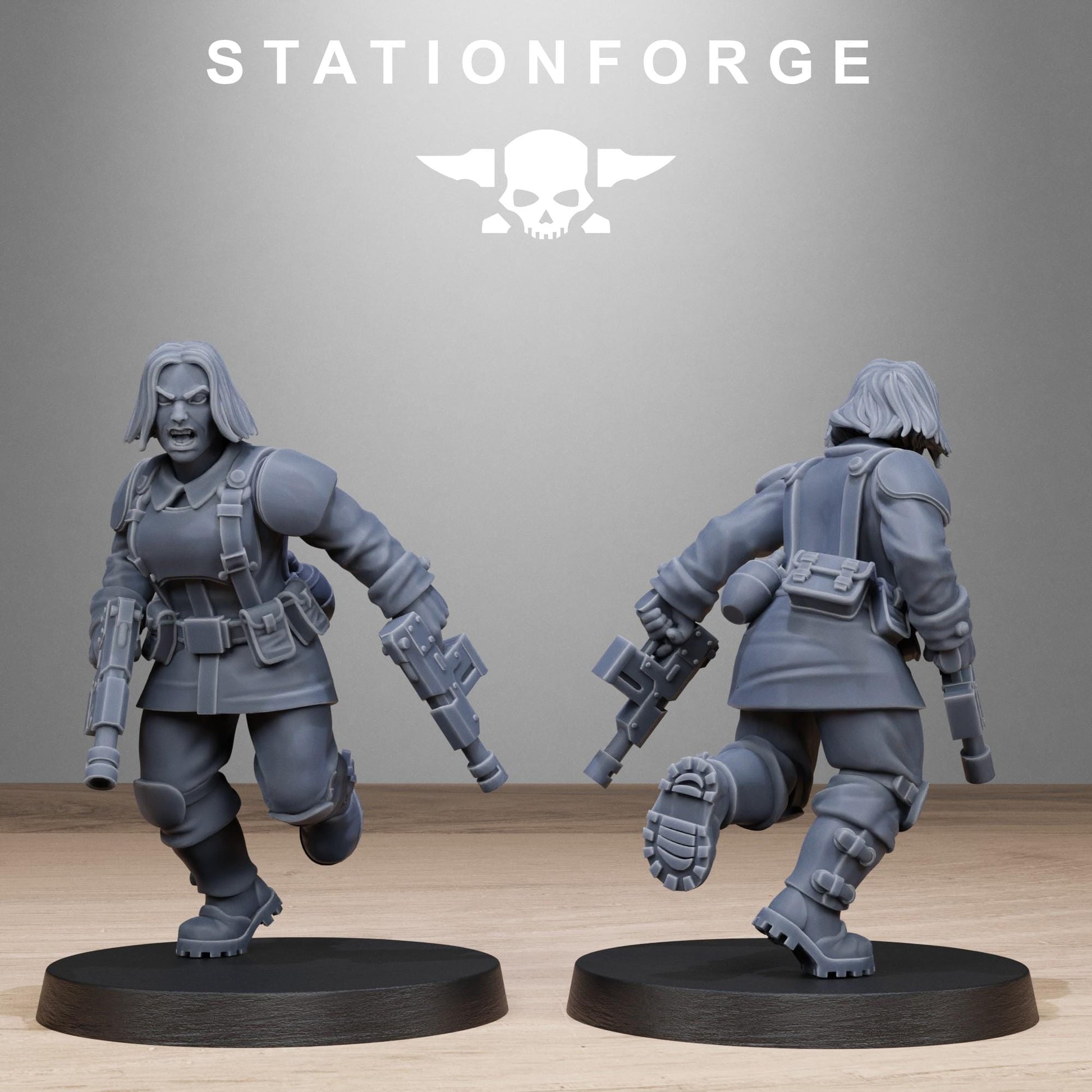 Free Guard Sisters - set of 10 (sculpted by Stationforge)