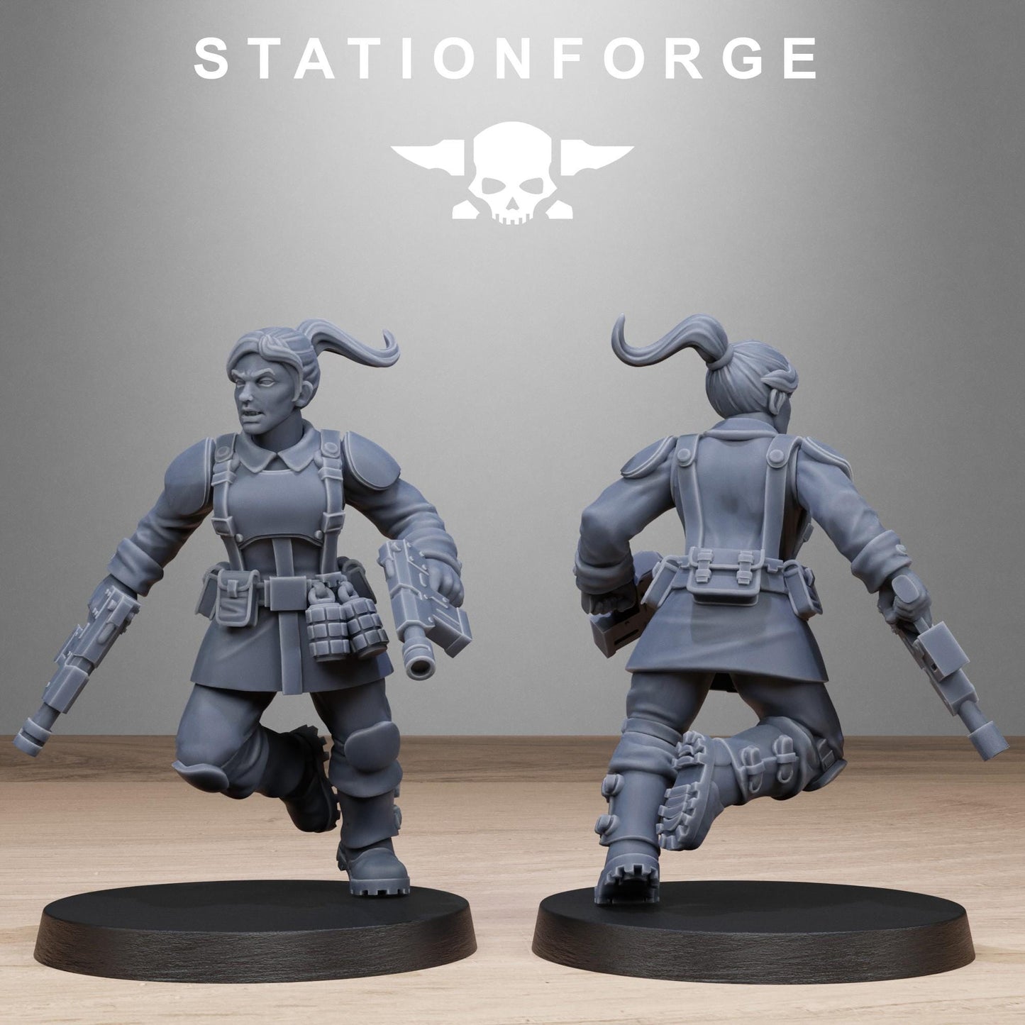 Free Guard Sisters - set of 10 (sculpted by Stationforge)