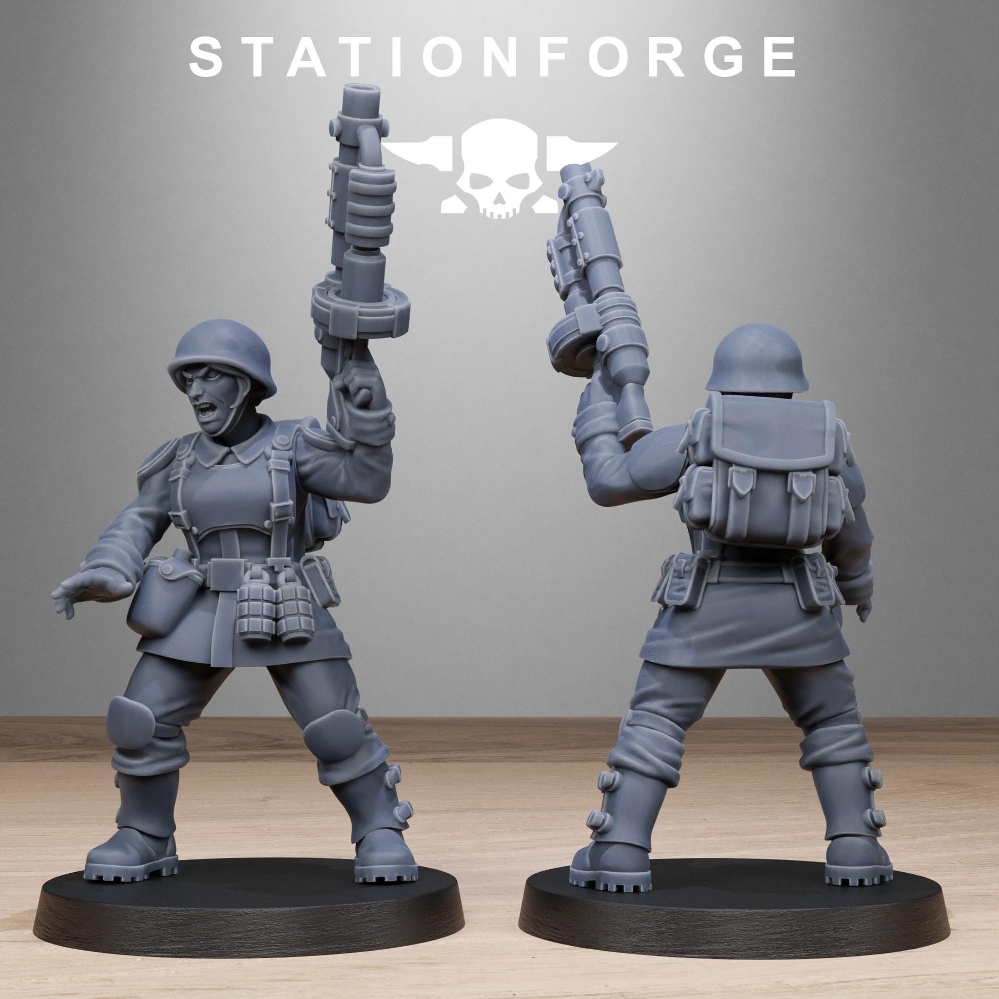 Free Guard Sisters - set of 10 (sculpted by Stationforge)