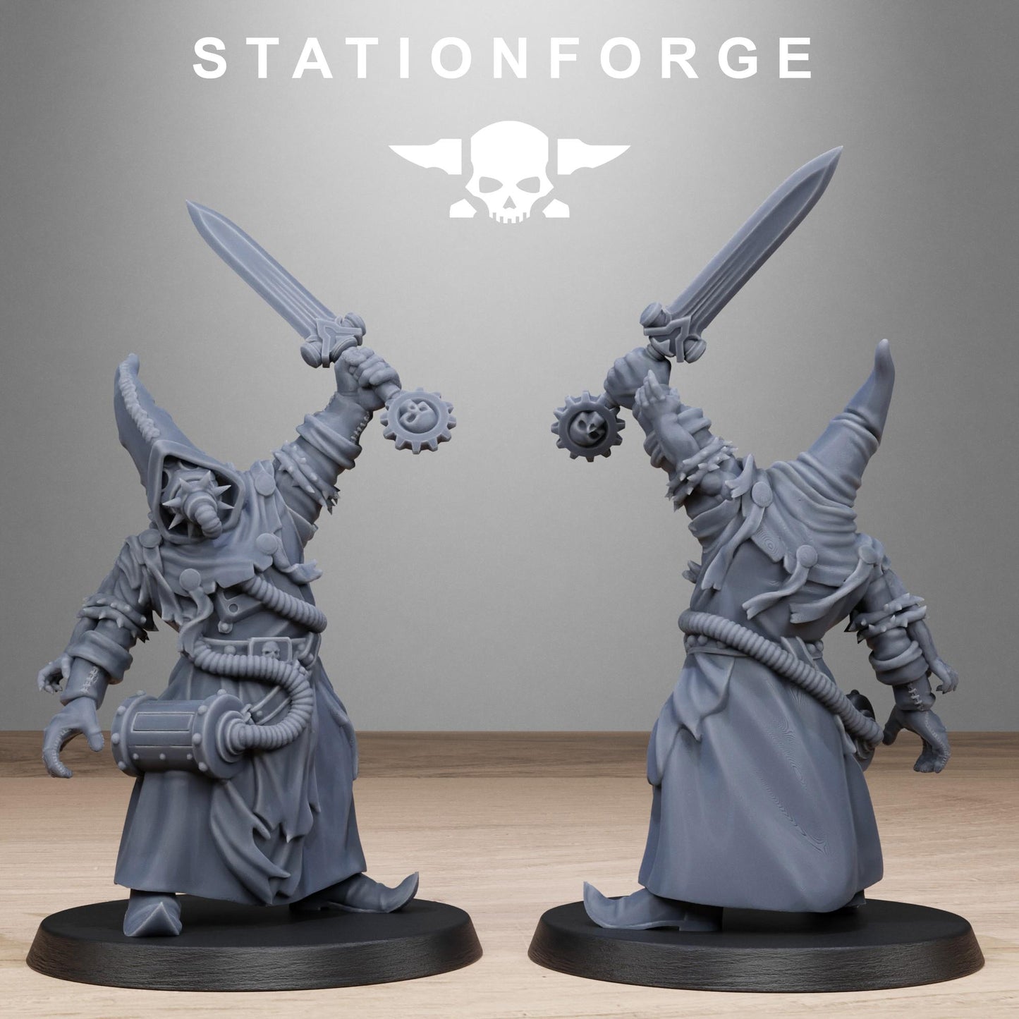 Scavenger Mystics - set of 10 (sculpted by Stationforge)