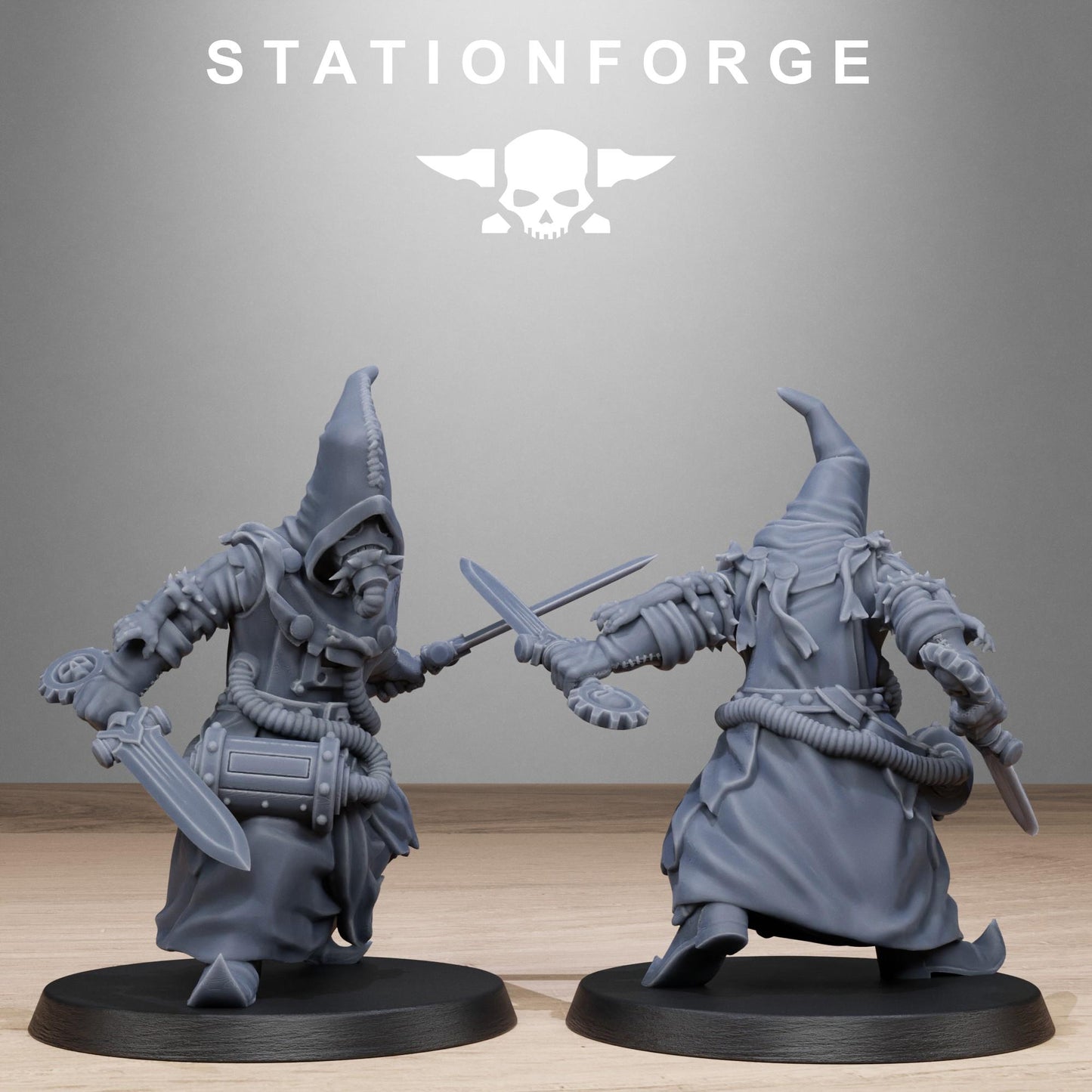 Scavenger Mystics - set of 10 (sculpted by Stationforge)