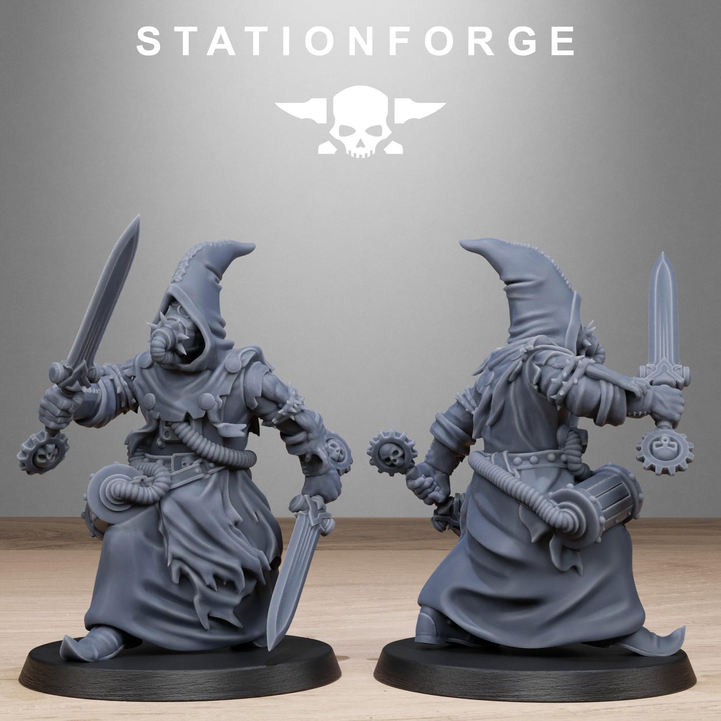 Scavenger Mystics - set of 10 (sculpted by Stationforge)