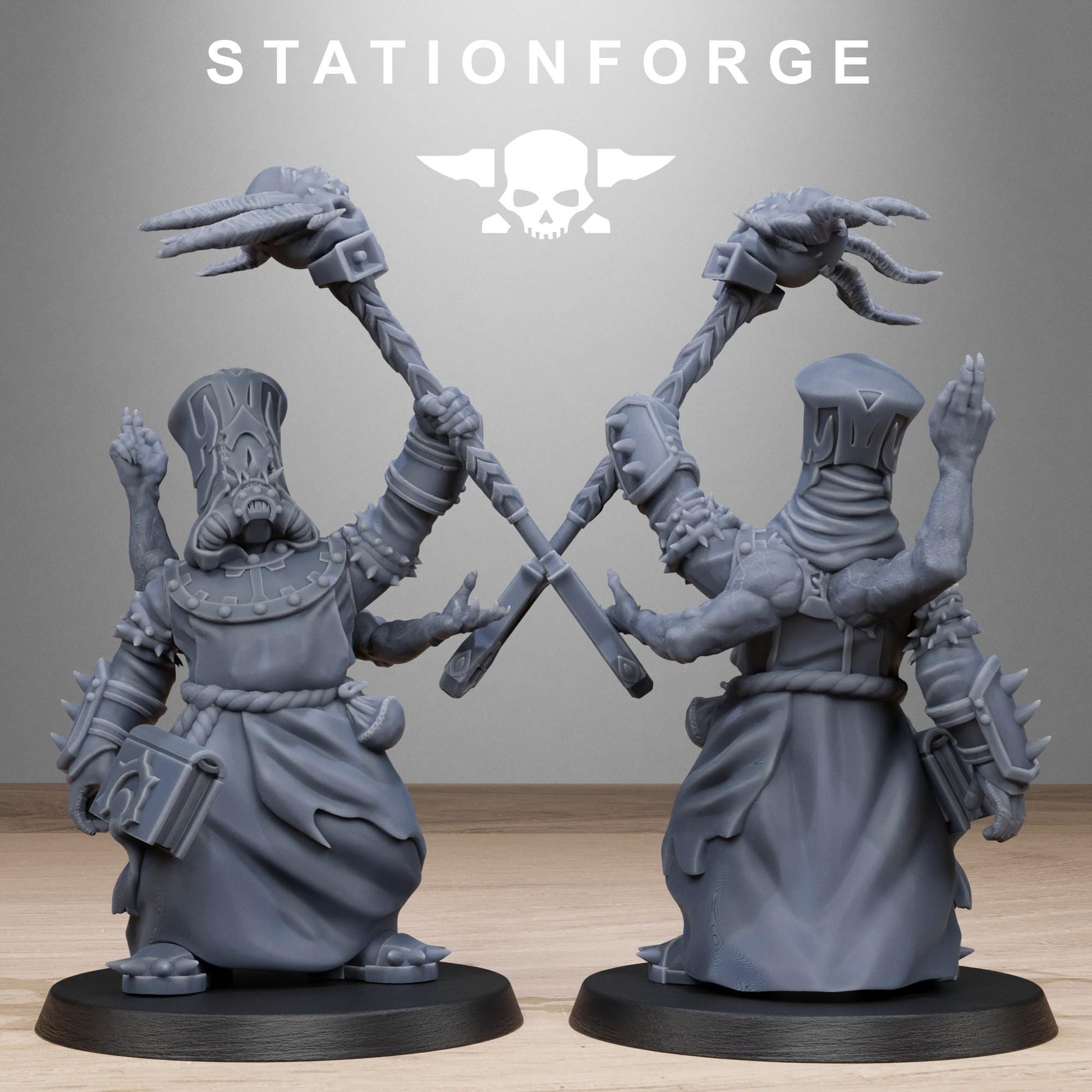 Scavenger Mystics - set of 10 (sculpted by Stationforge)