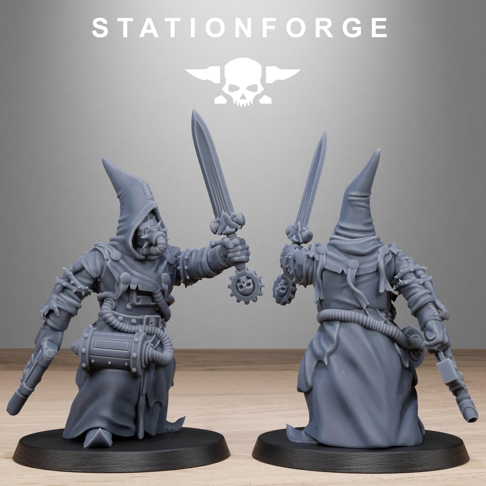 Scavenger Mystics - set of 10 (sculpted by Stationforge)