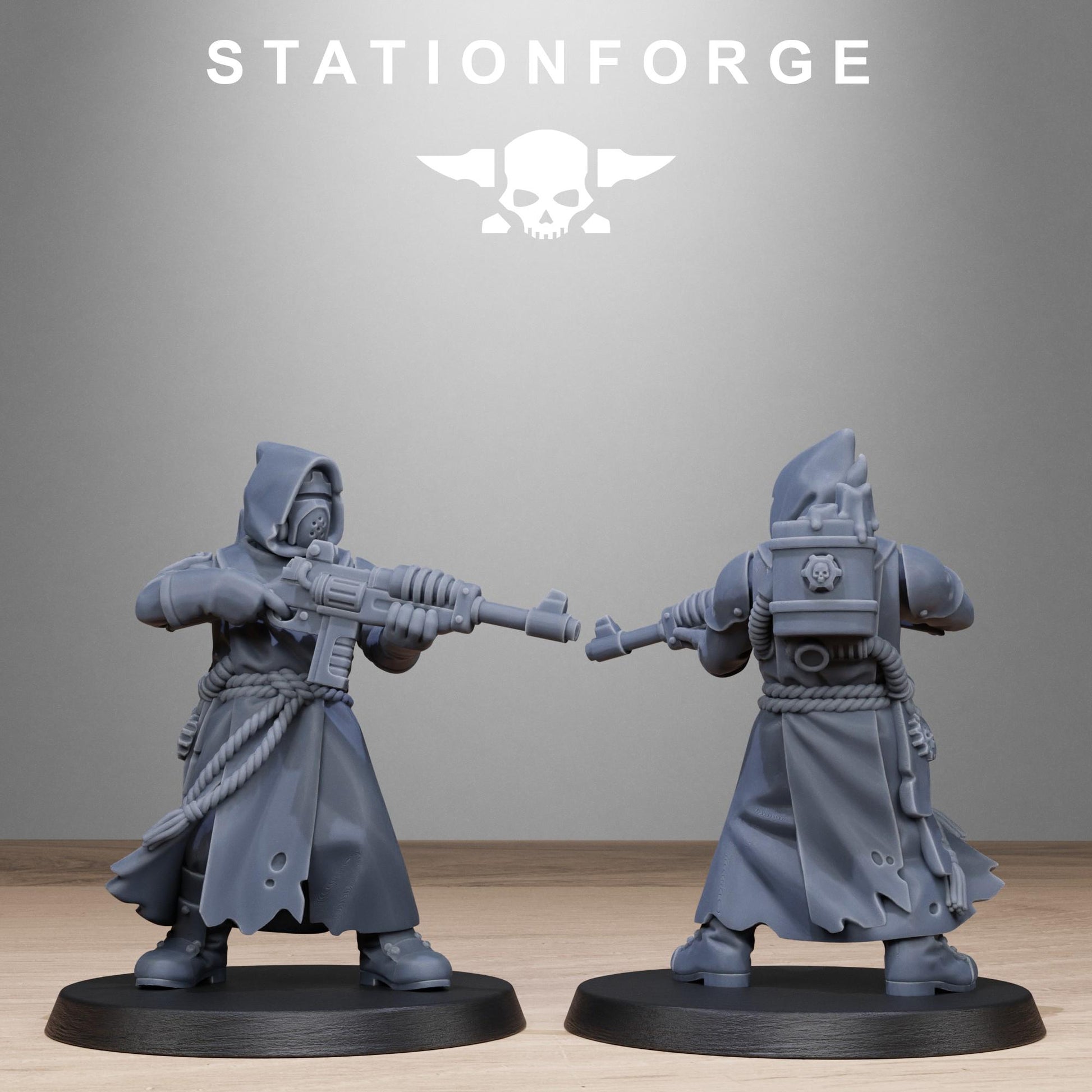 Scavenger Sanctum Infantry- set of 10 (sculpted by Stationforge)