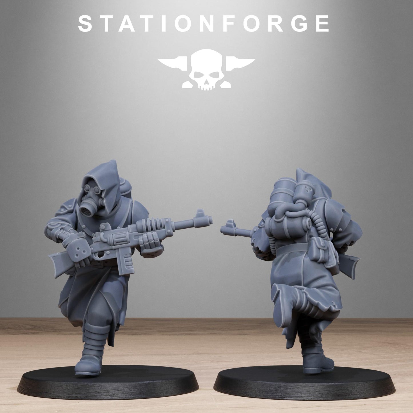 Scavenger Sanctum Infantry- set of 10 (sculpted by Stationforge)