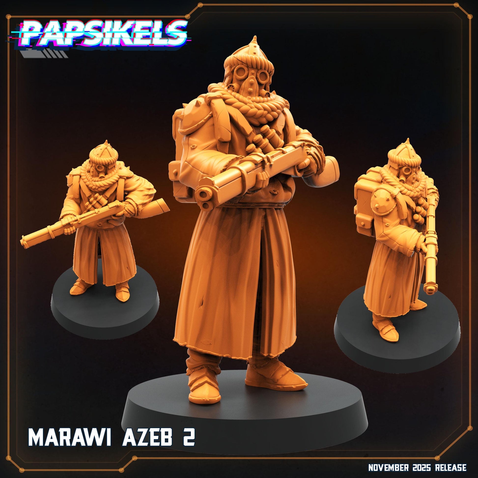 Marawi Azebs - set of 5 (sculpted by Papsikels)