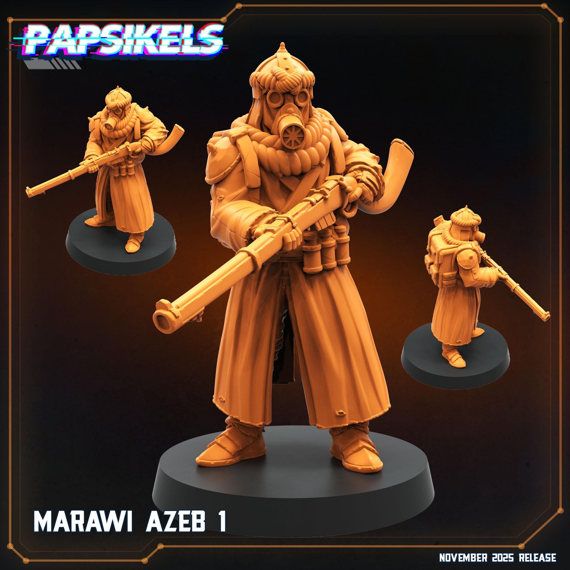 Marawi Azebs - set of 5 (sculpted by Papsikels)