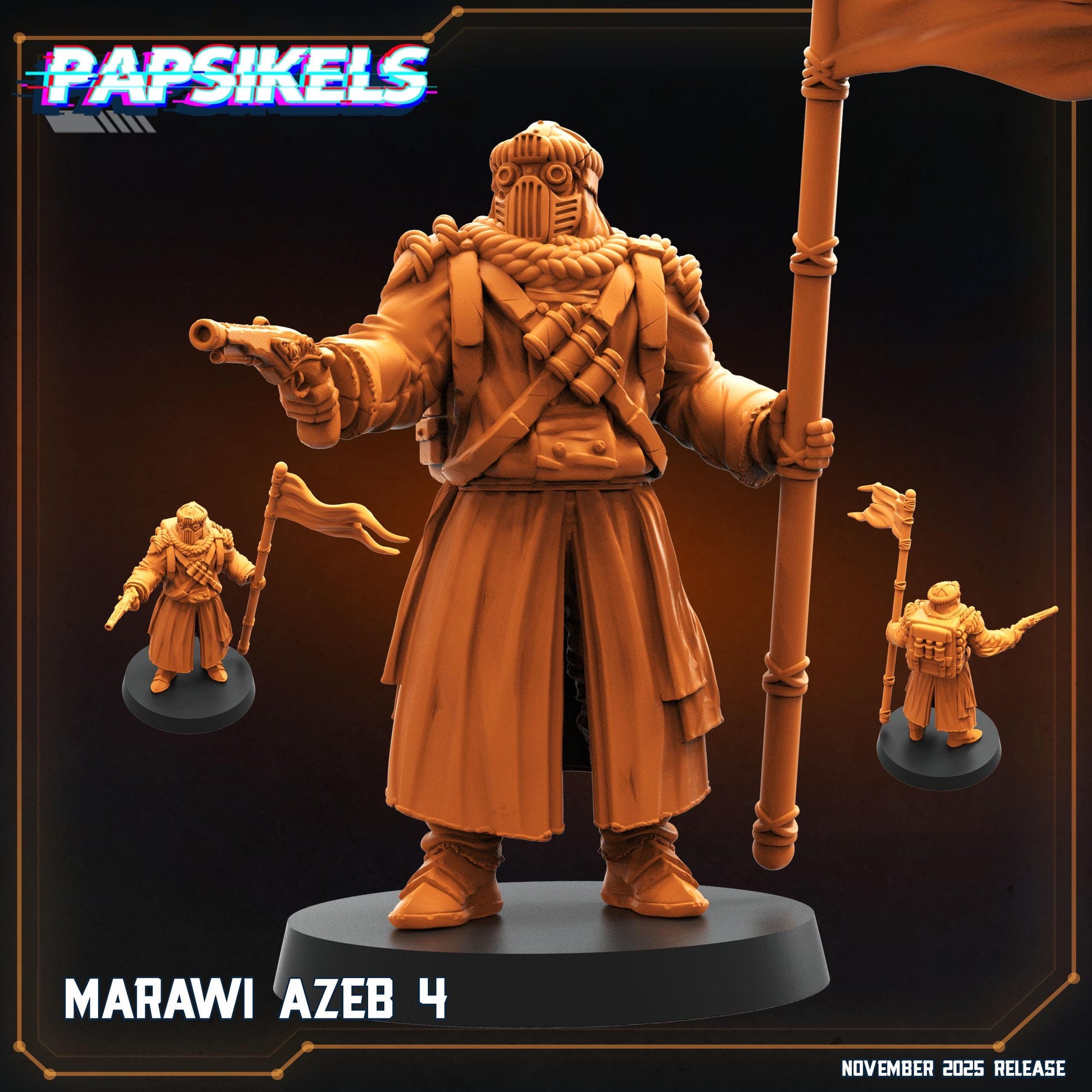 Marawi Azebs - set of 5 (sculpted by Papsikels)