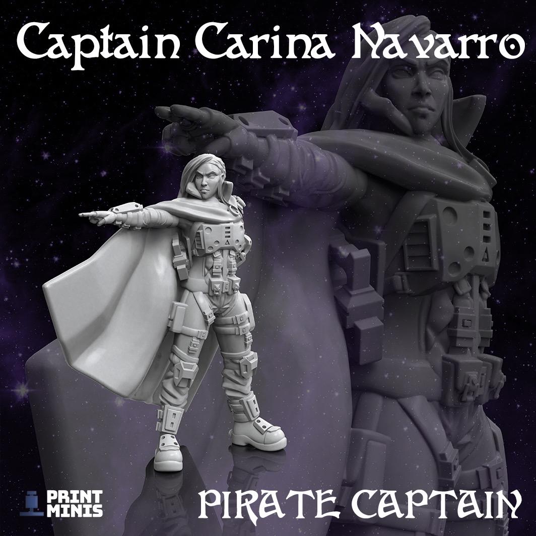 Captain Navarro (by Print Minis)