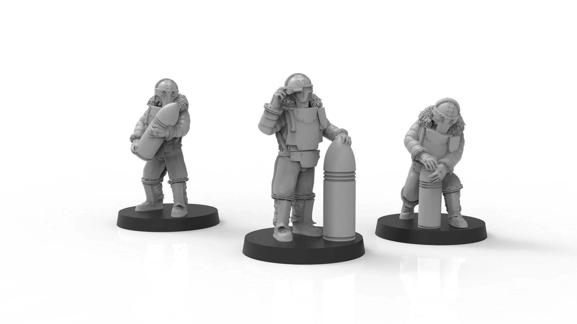 Lunar Auxilia Artillery Crew (sculpted by That Evil One)