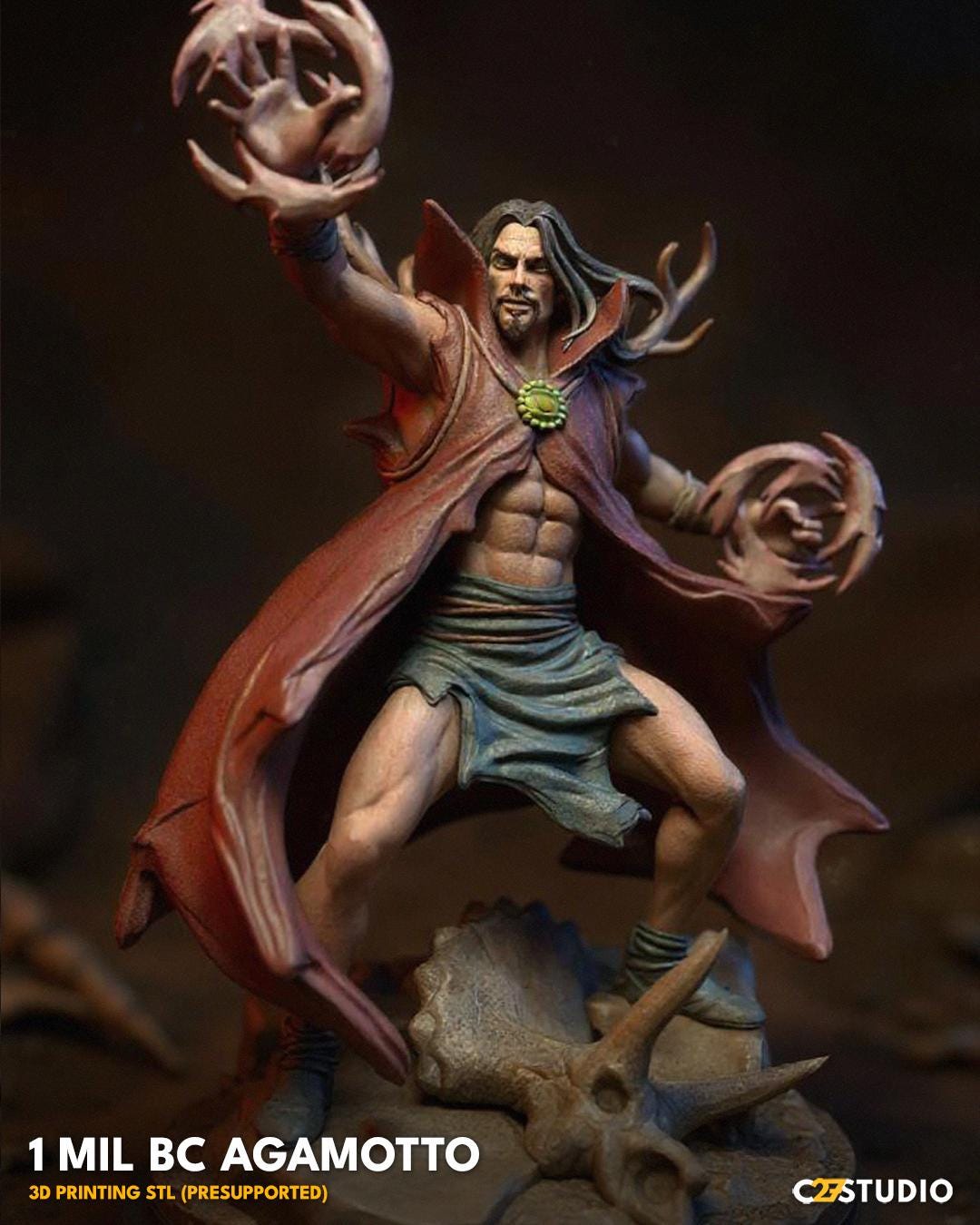 1 Mil BC Agamotto 40mm miniature (sculpted by C27 collectibles) (Crisis Protocol Proxy/Alternative)
