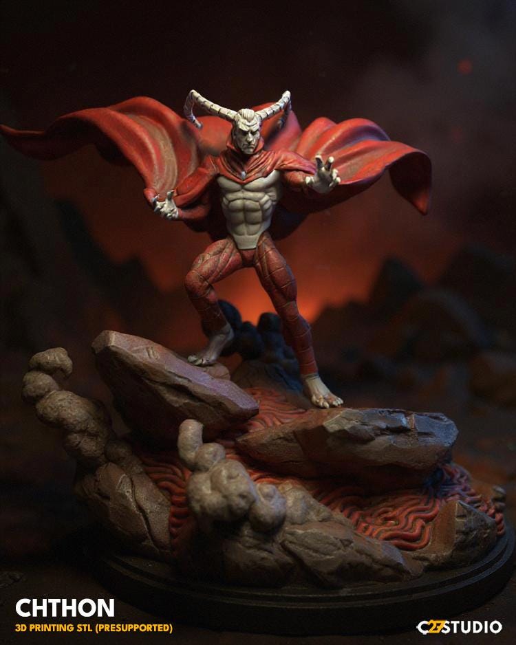 Cthon 40mm miniature (sculpted by C27 collectibles) (Crisis Protocol Proxy/Alternative)