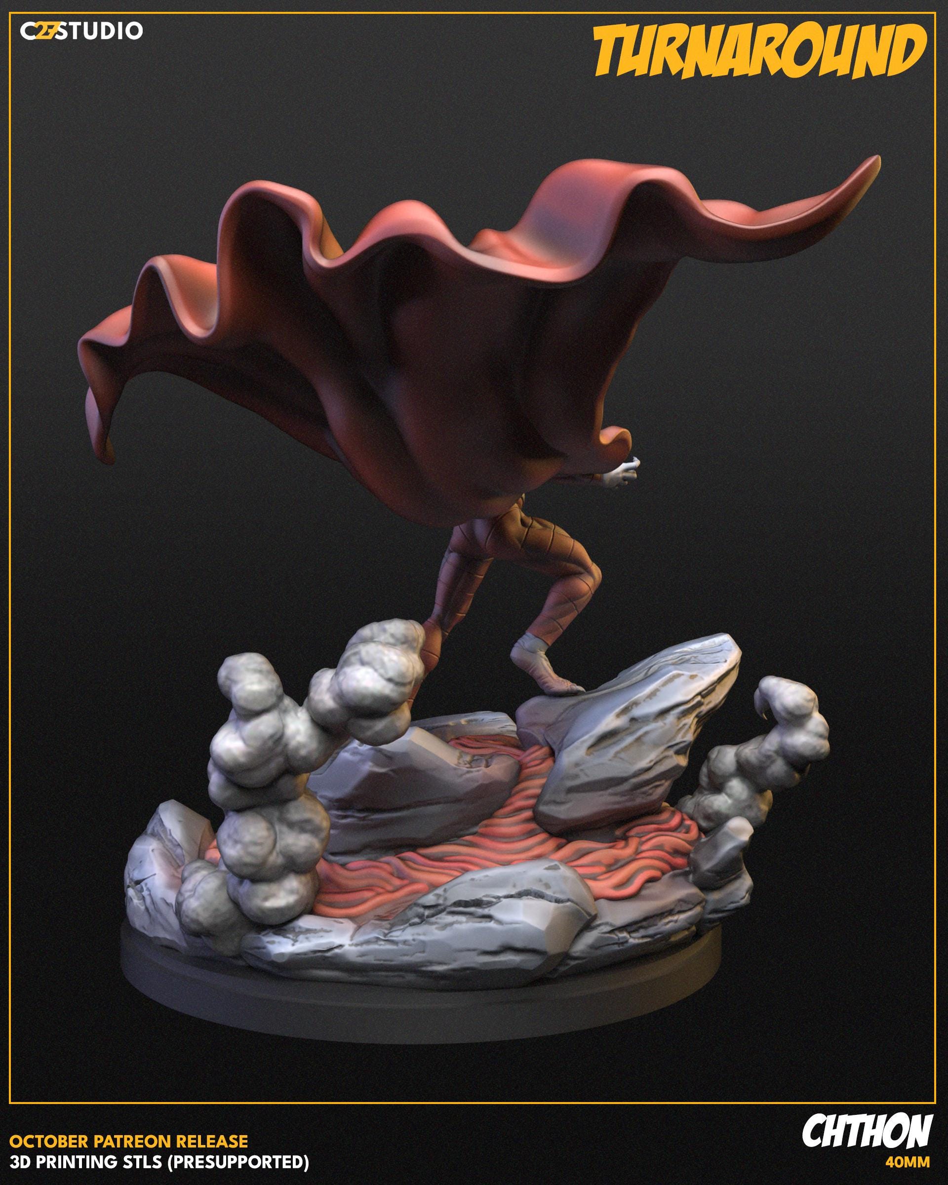 Cthon 40mm miniature (sculpted by C27 collectibles) (Crisis Protocol Proxy/Alternative)