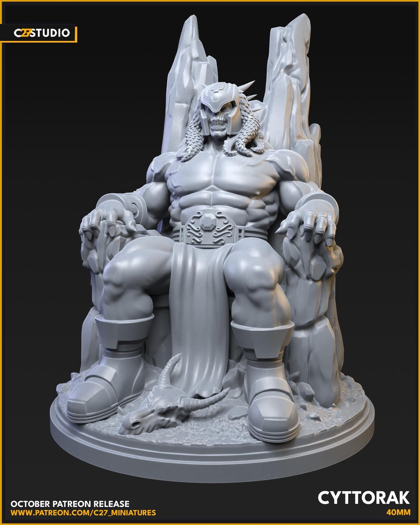 Cyttorak 40mm miniature (sculpted by C27 collectibles) (Crisis Protocol Proxy/Alternative)