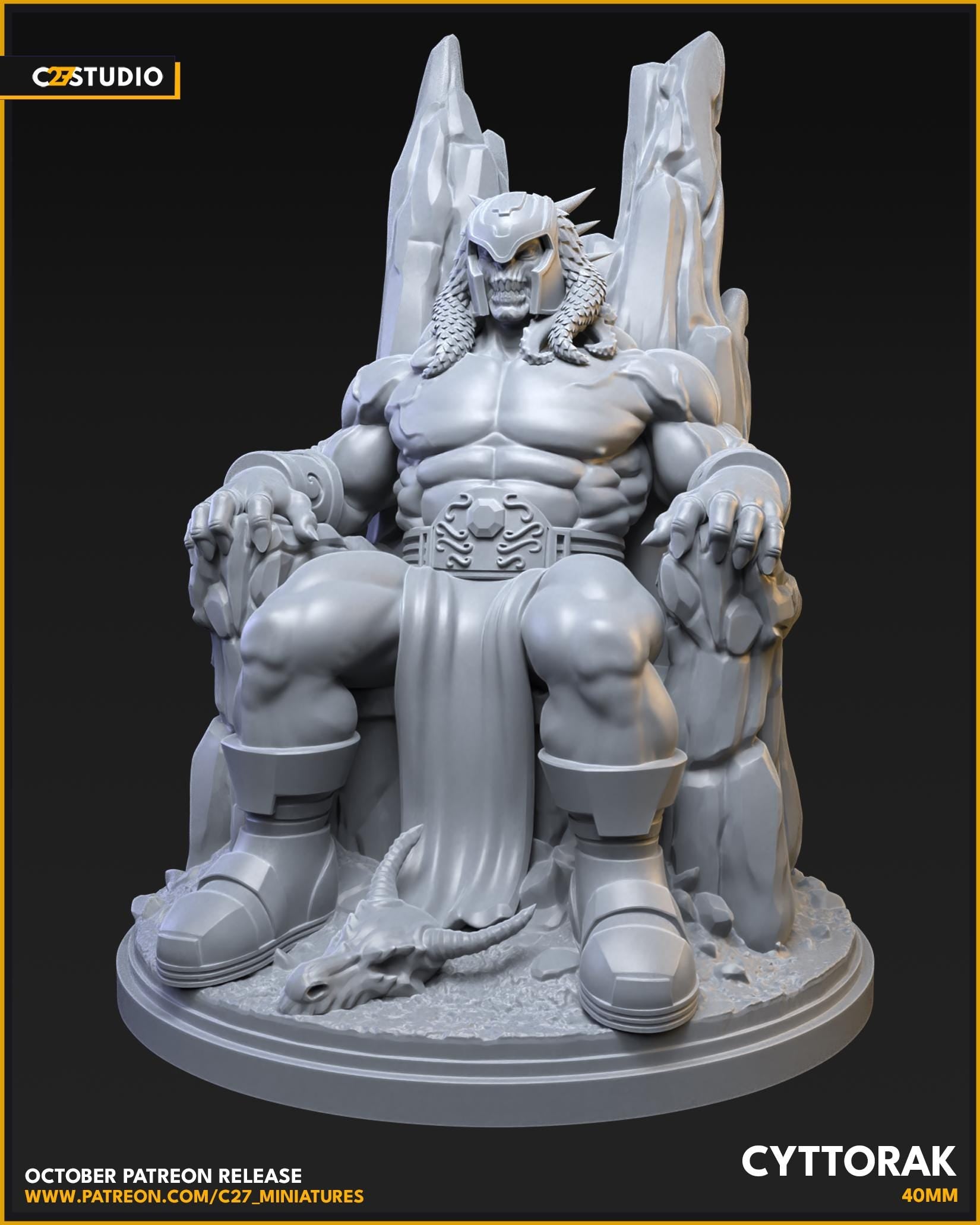 Cyttorak 40mm miniature (sculpted by C27 collectibles) (Crisis Protocol Proxy/Alternative)