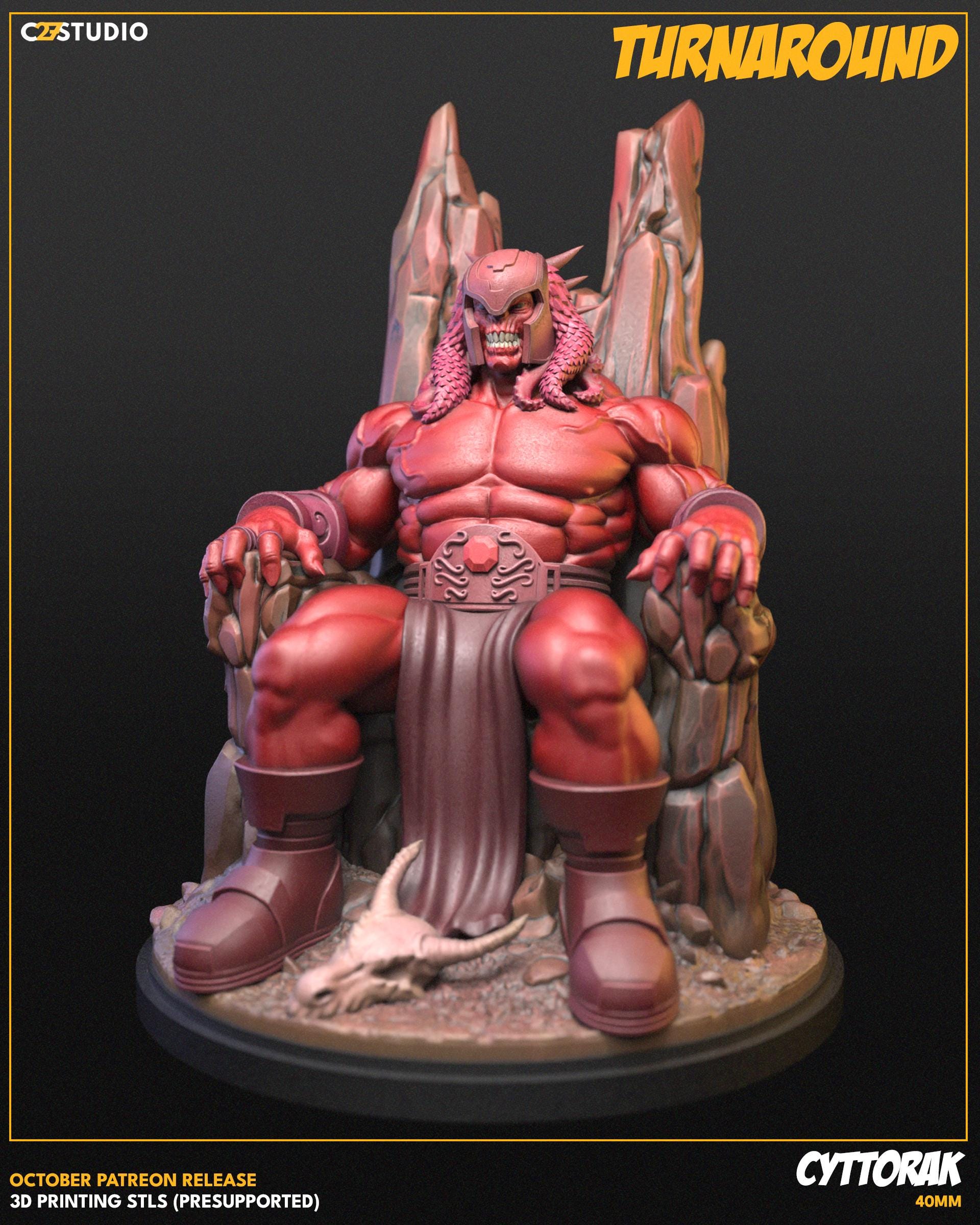 Cyttorak 40mm miniature (sculpted by C27 collectibles) (Crisis Protocol Proxy/Alternative)