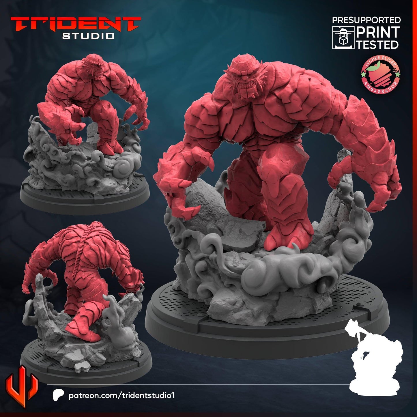 A-Bomb (Fan art sculpted by Trident Studio) (Crisis Protocol Proxy/Alternative)