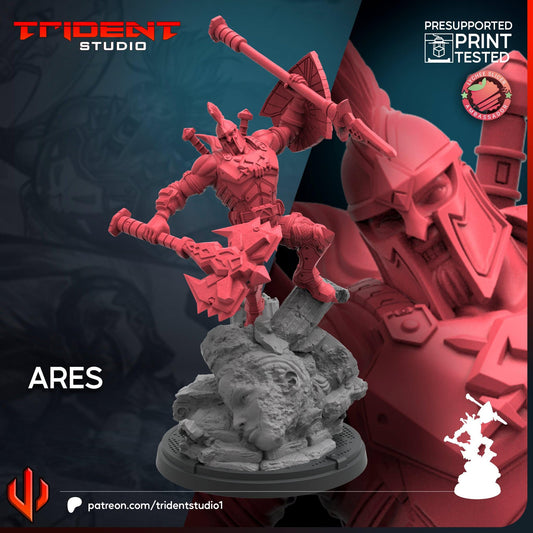 Ares (Fan art sculpted by Trident Studio) (Crisis Protocol Proxy/Alternative)