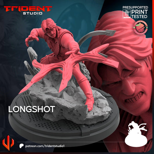 Longshot (Fan art sculpted by Trident Studio) (Crisis Protocol Proxy/Alternative)
