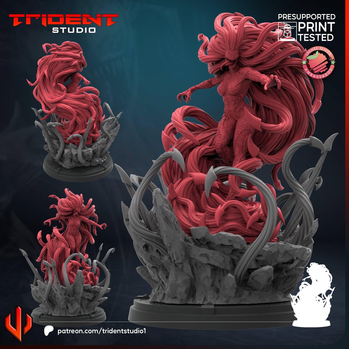 Scream (Fan art sculpted by Trident Studio) (Crisis Protocol Proxy/Alternative)