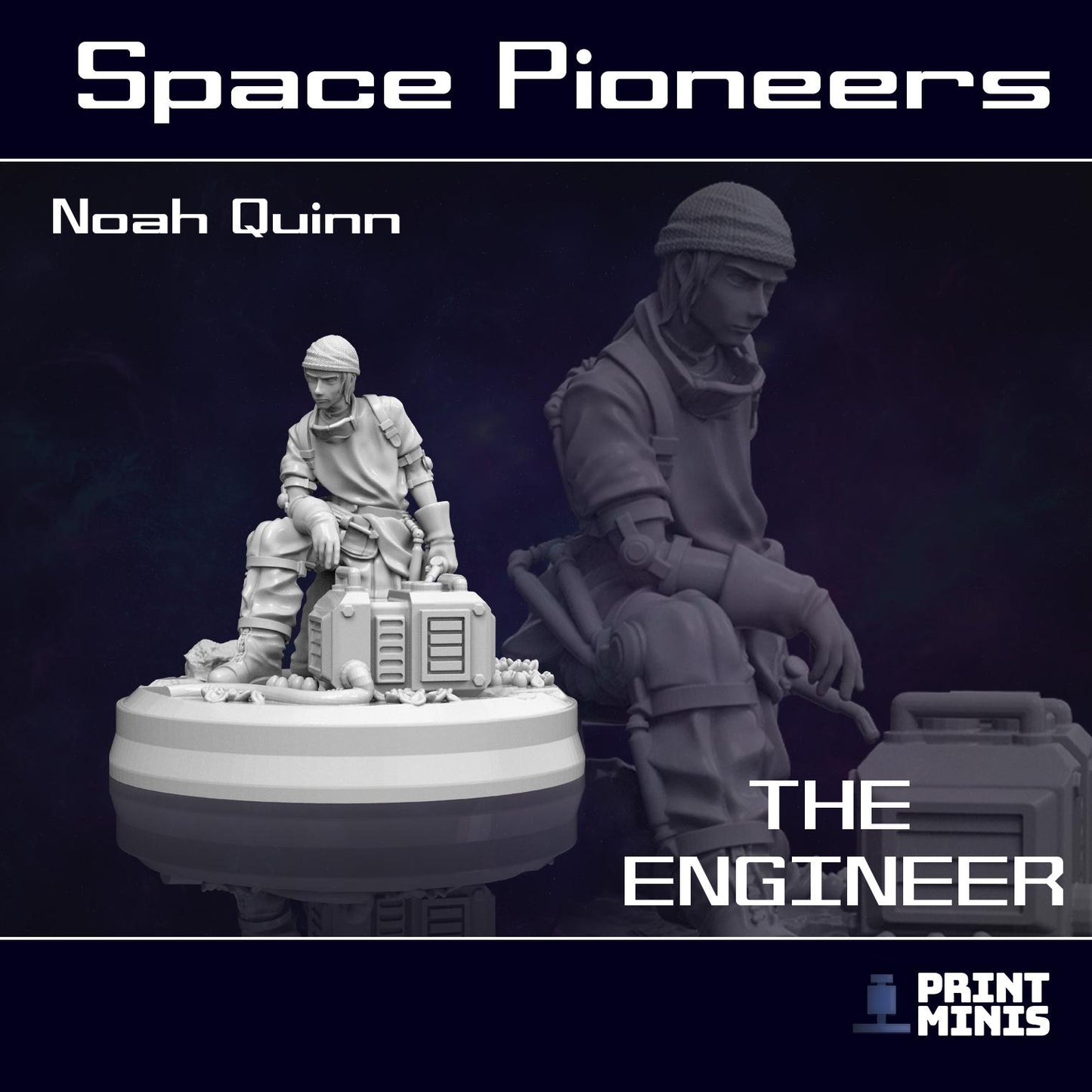 Space Pioneer Team (6) (by Print Minis)