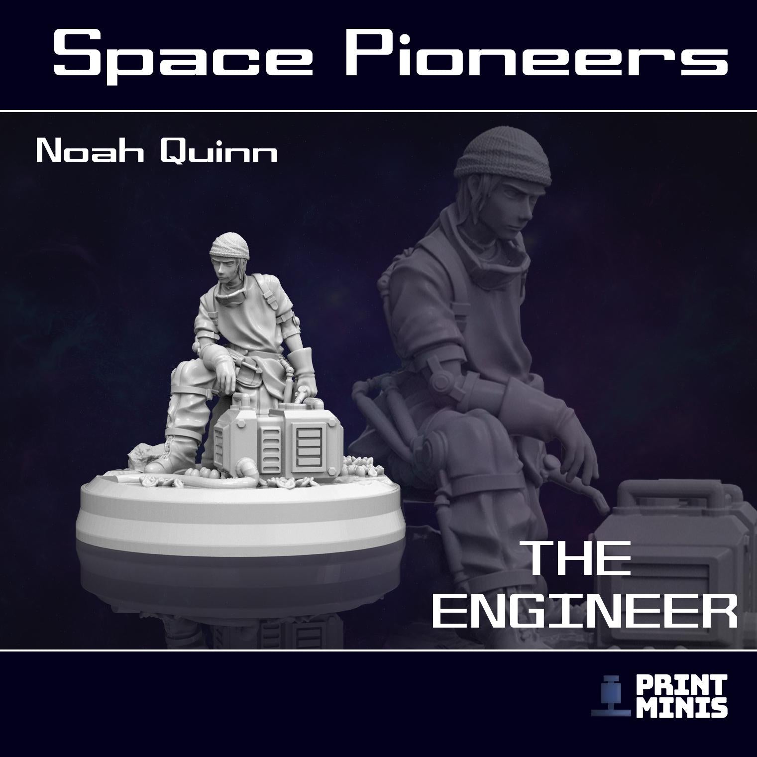 Space Pioneer Team (6) (by Print Minis)