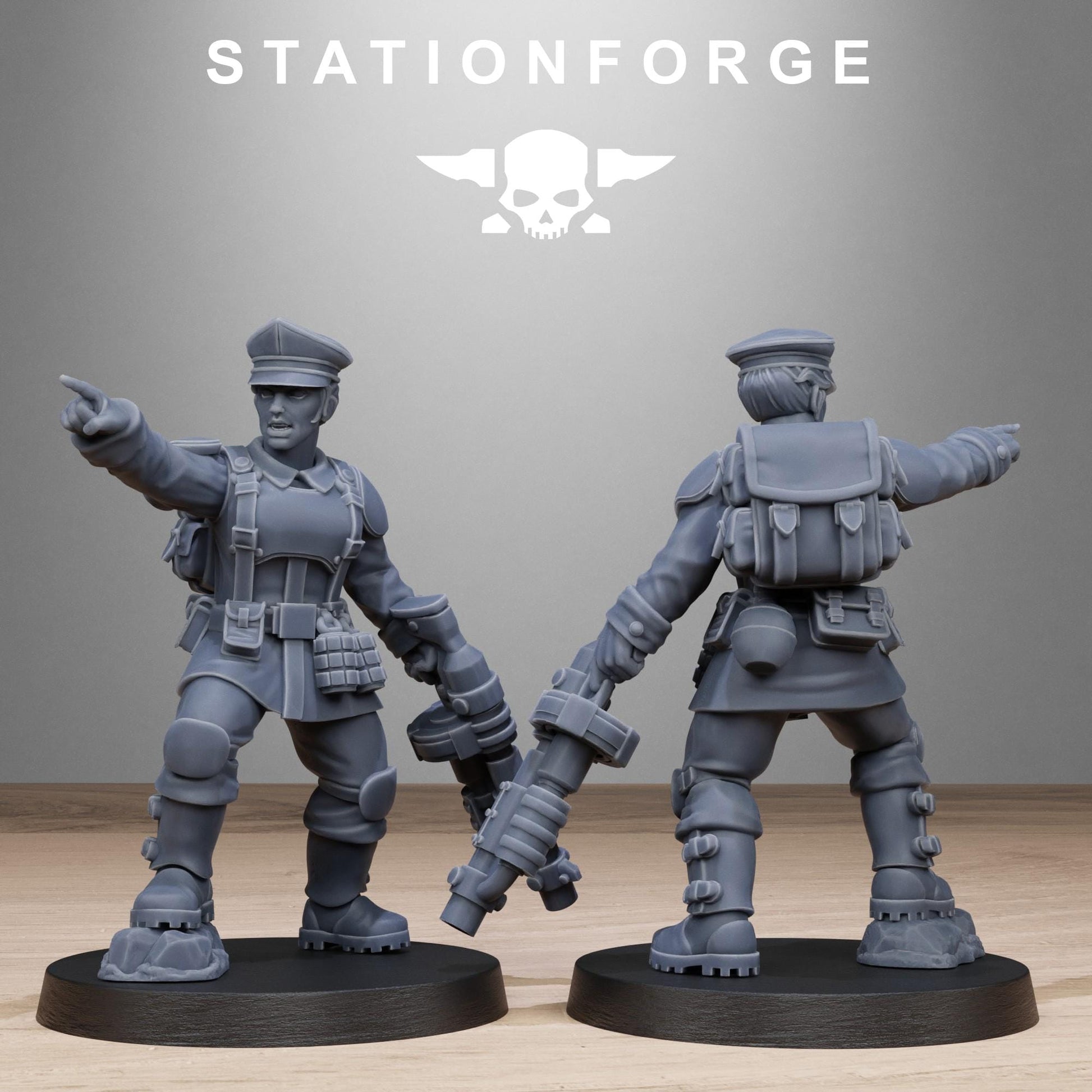 Free Guard Sisters - set of 10 (sculpted by Stationforge)
