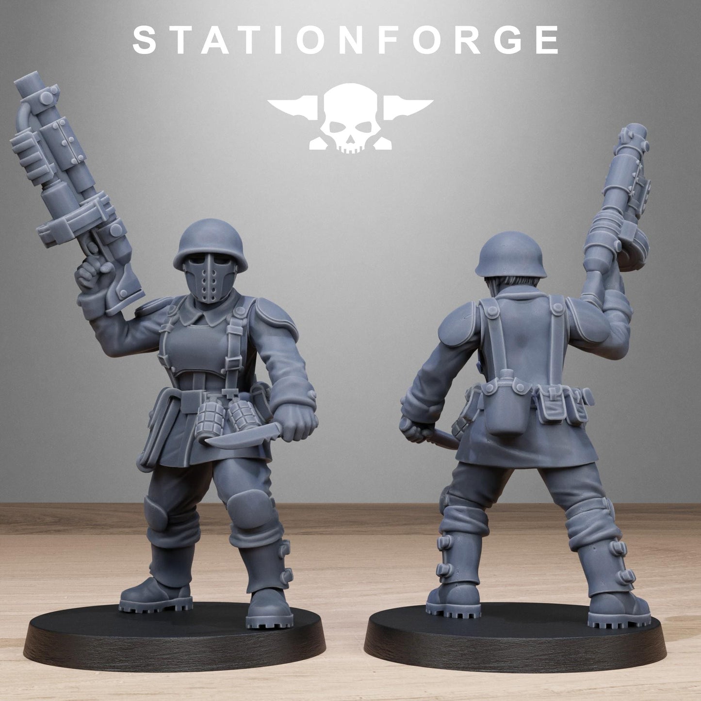 Free Guard Sisters - set of 10 (sculpted by Stationforge)