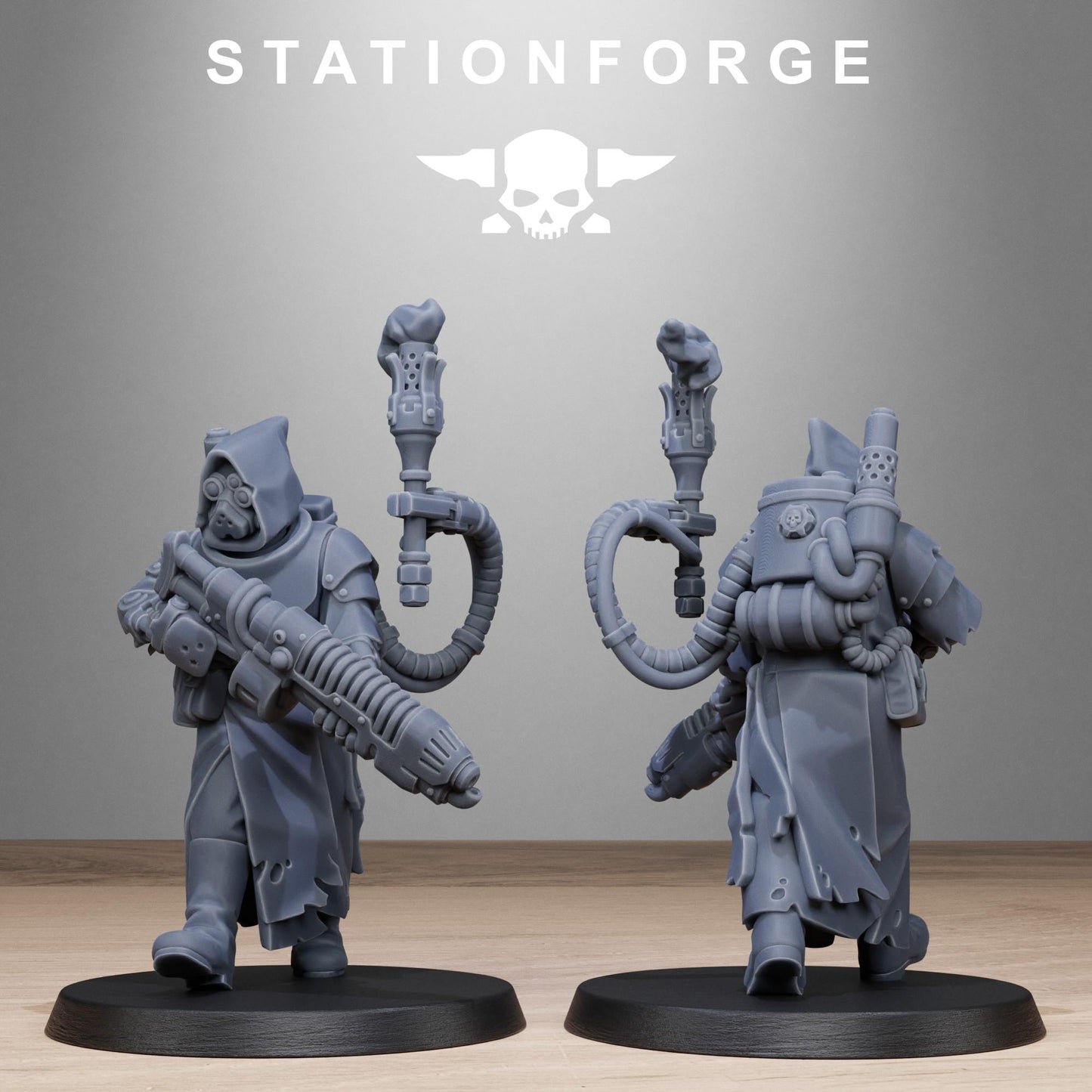 Scavenger Sanctum Infantry- set of 10 (sculpted by Stationforge)