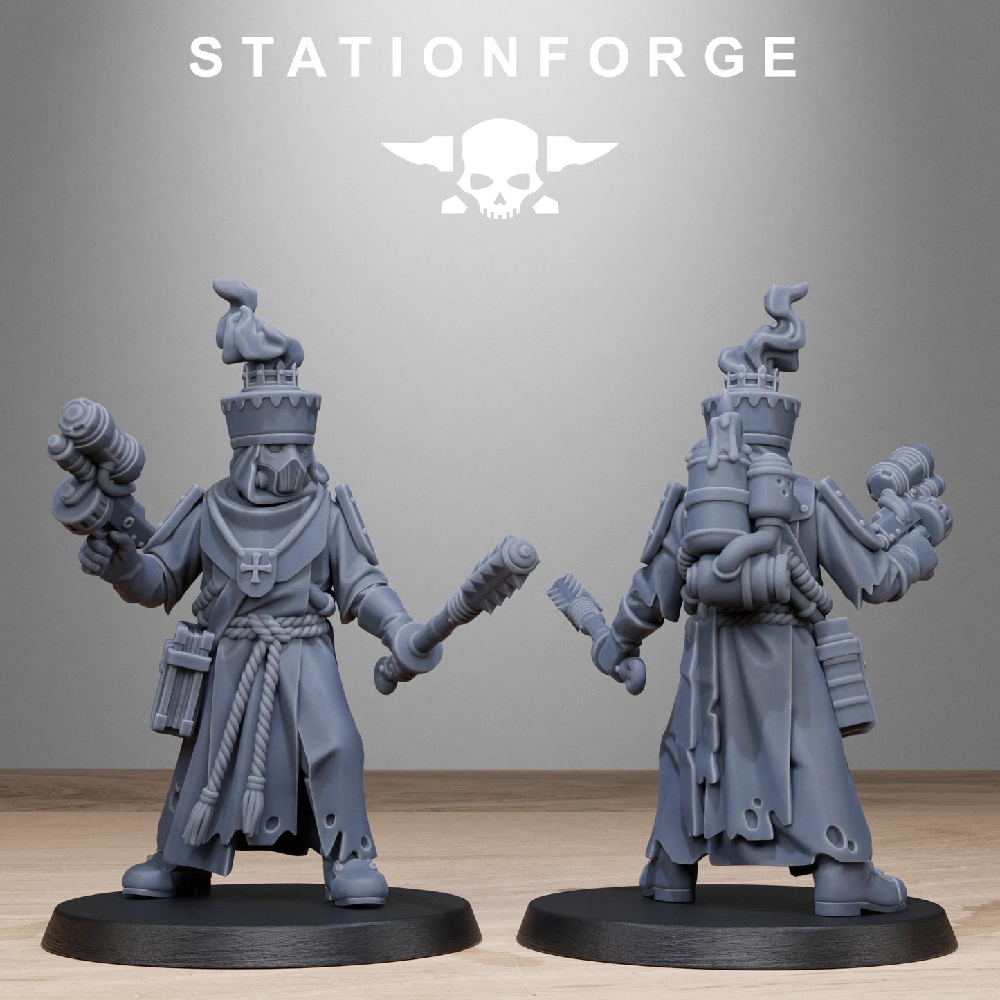 Scavenger Sanctum Infantry- set of 10 (sculpted by Stationforge)
