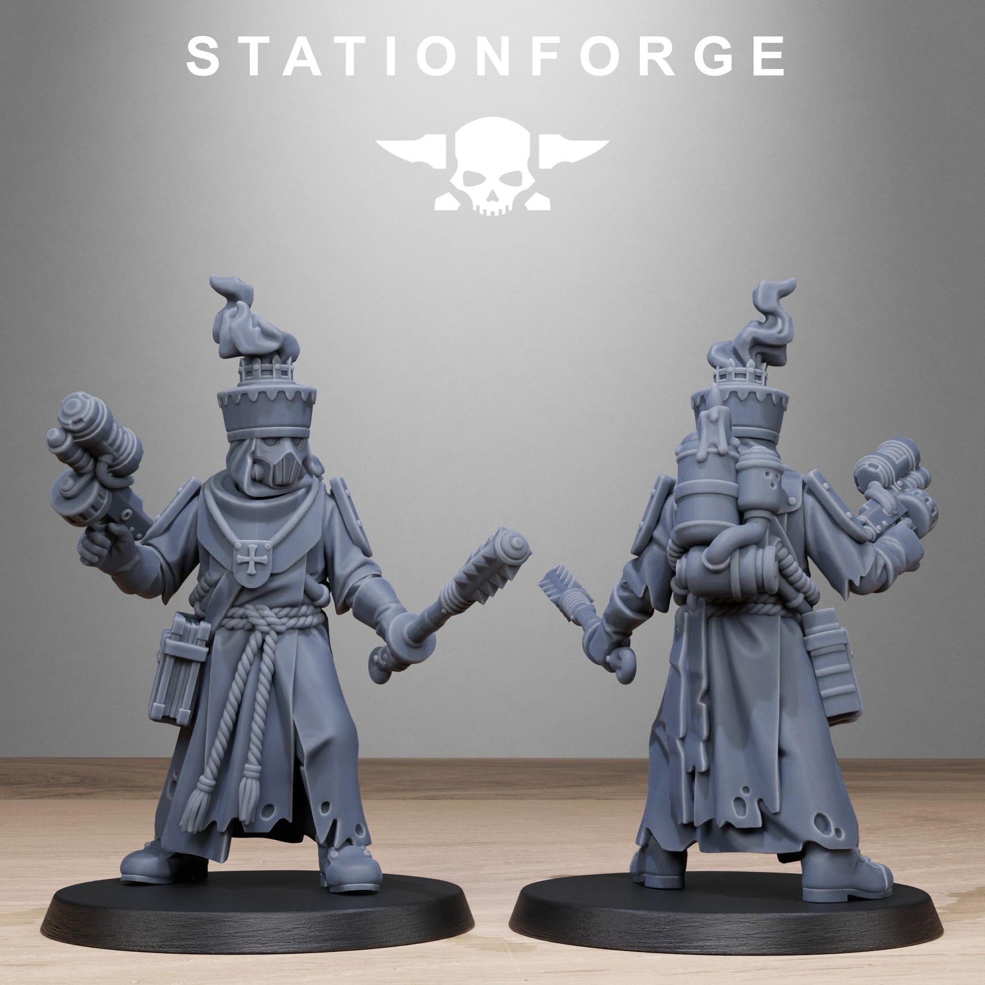 Scavenger Sanctum Infantry- set of 10 (sculpted by Stationforge)